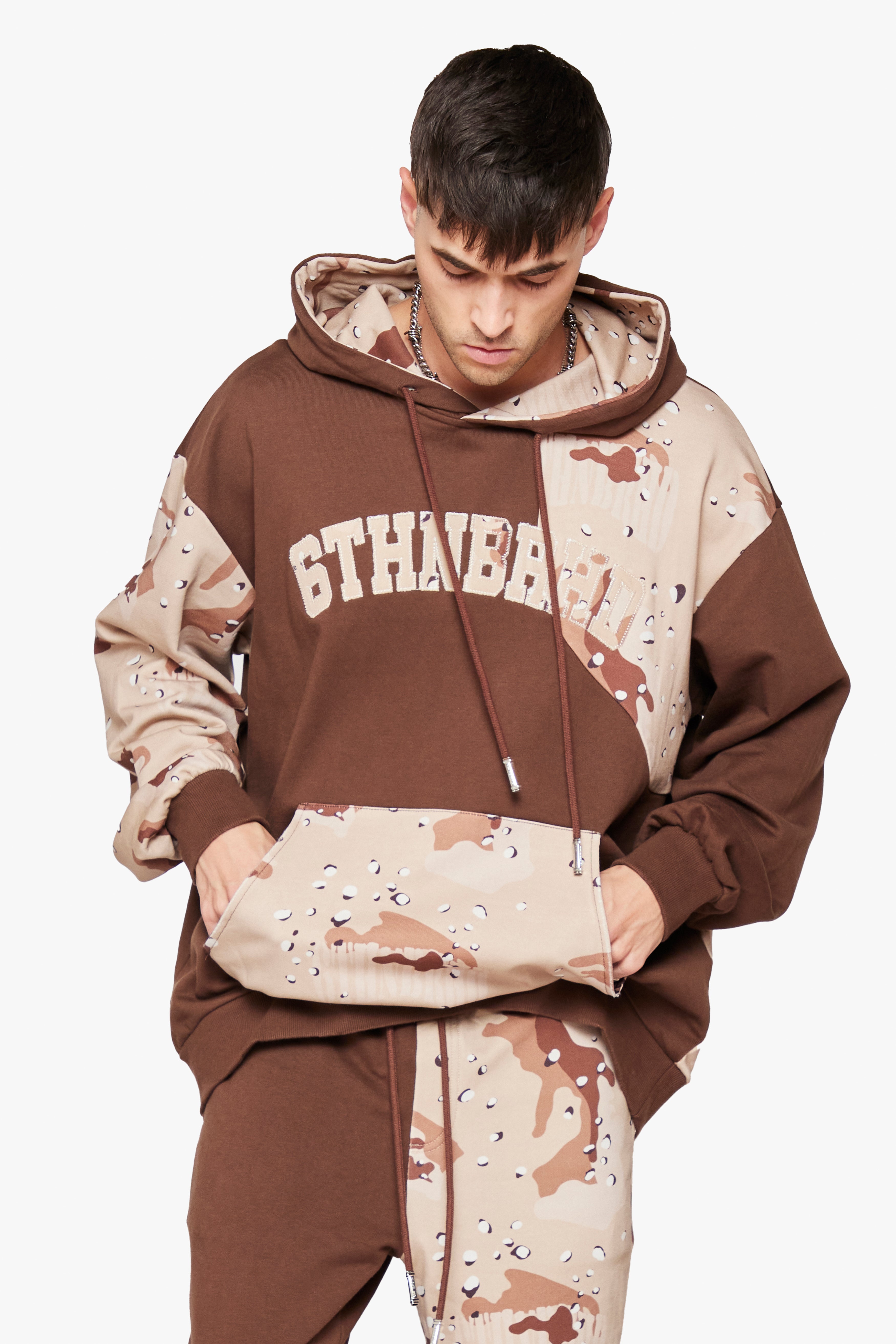 "Fort" Pullover Hoodie Desert Camo