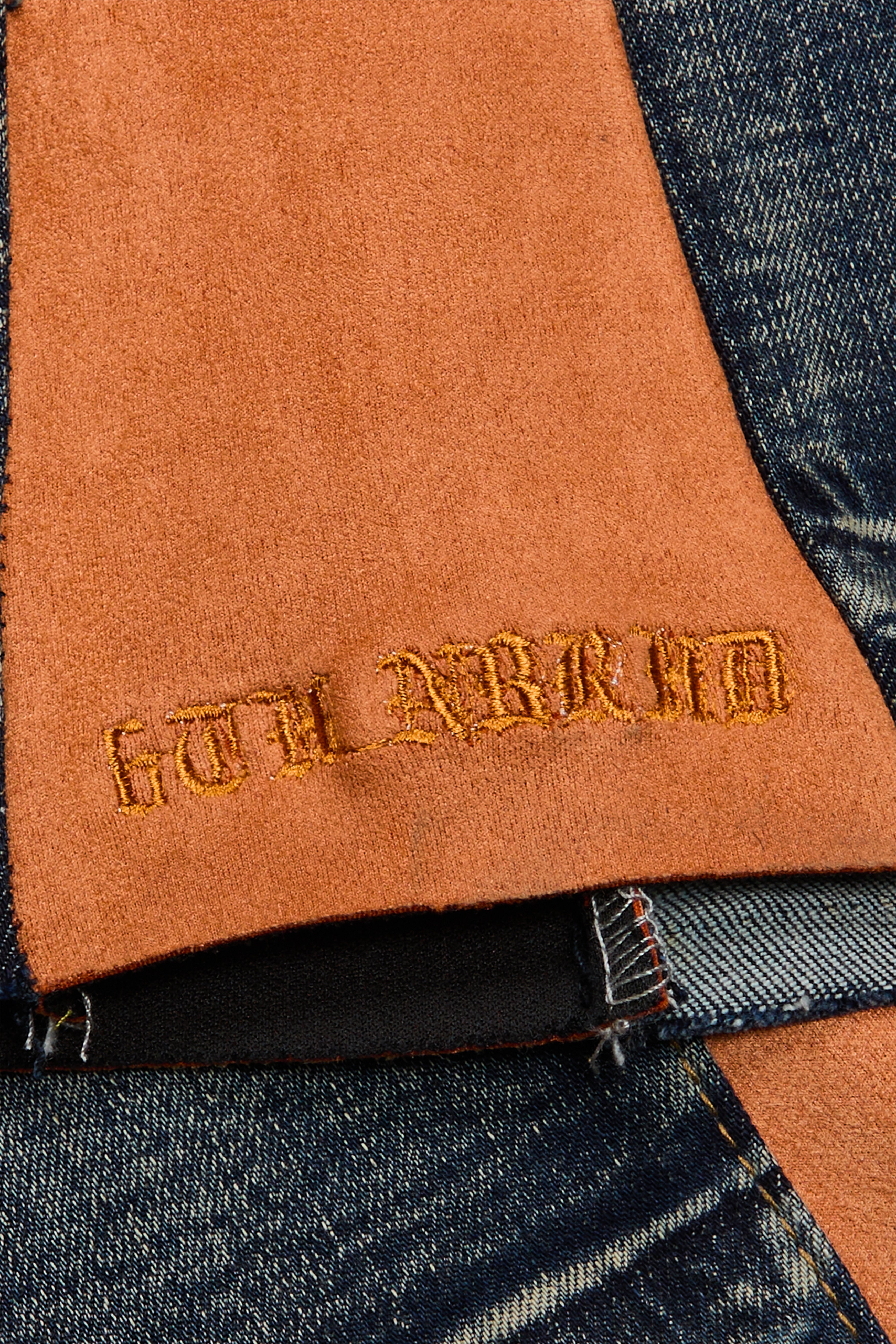 "Yeehaw" Stacked Jeans Blue Wash