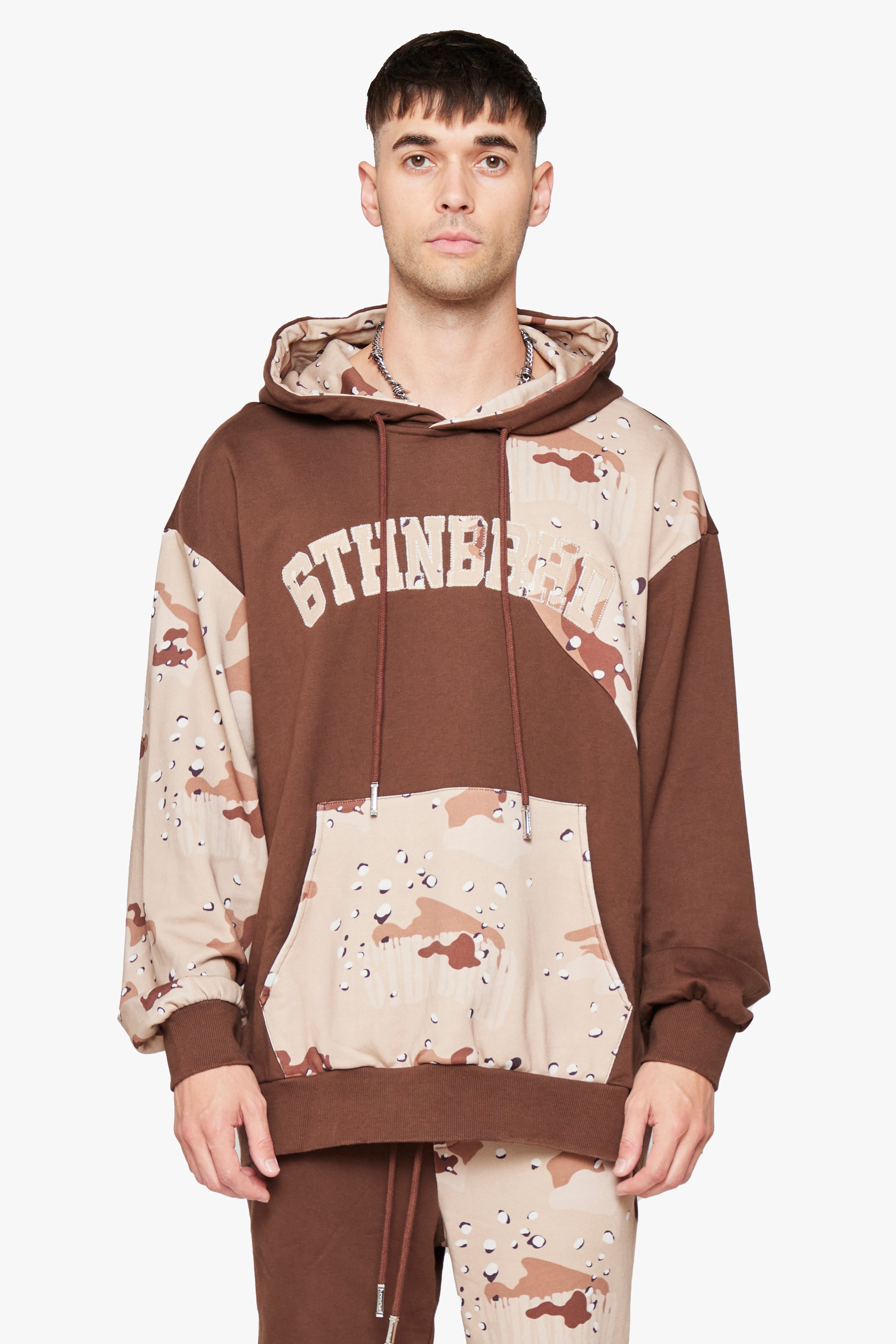 "Fort" Pullover Hoodie Desert Camo