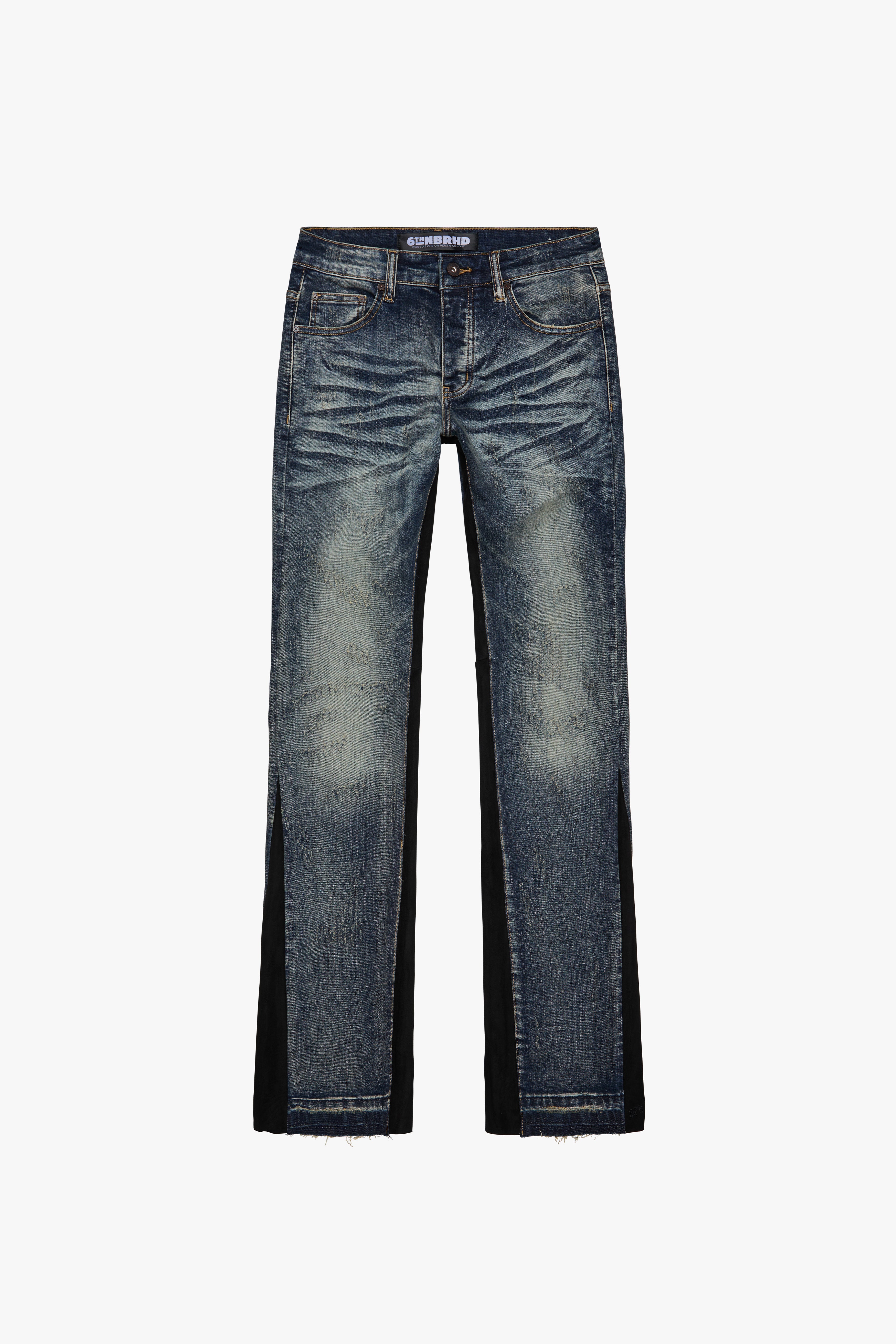 6thNBRHD STACKED "YEEHAW" -BLUE WASH/BLACK