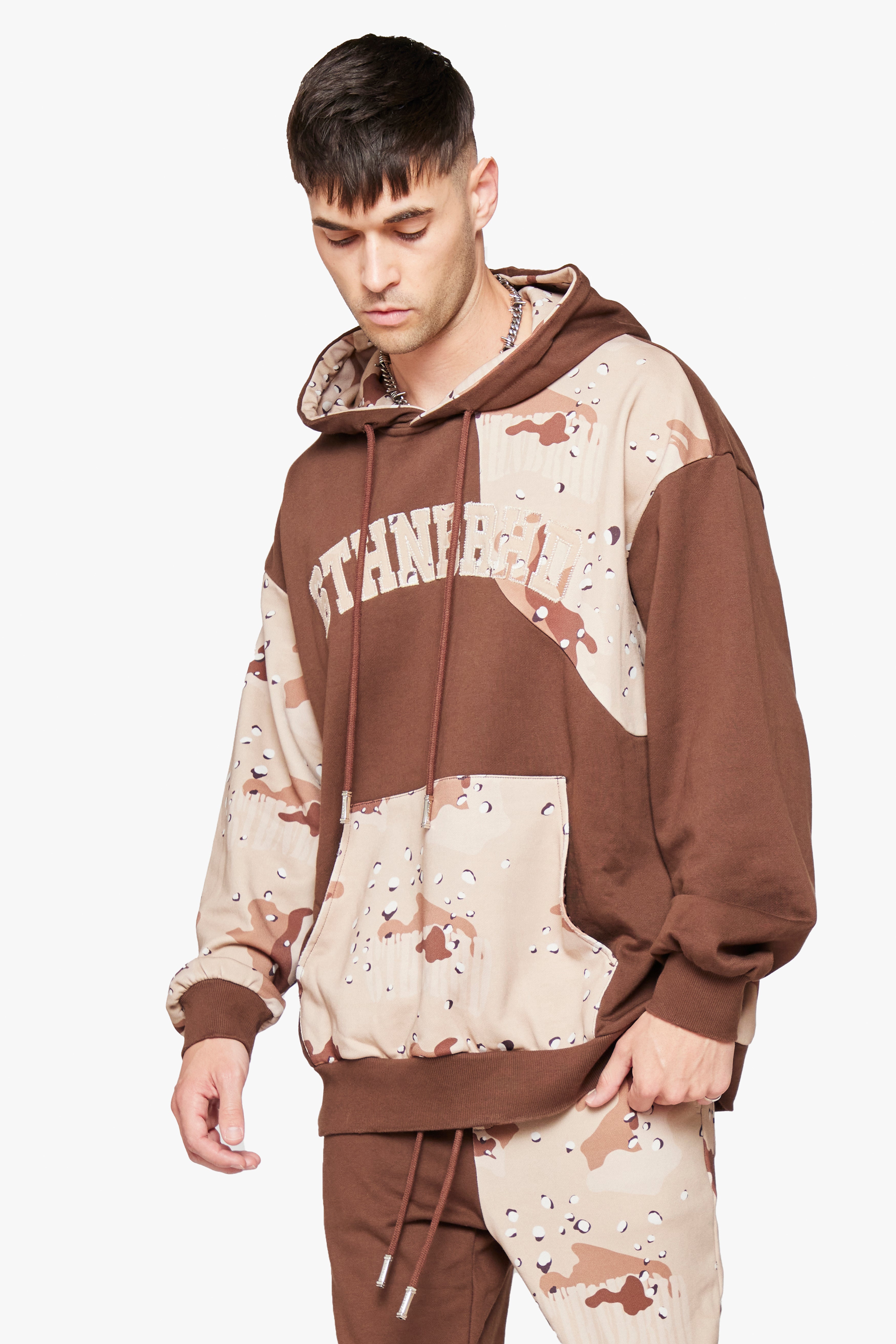 "Fort" Pullover Hoodie Desert Camo