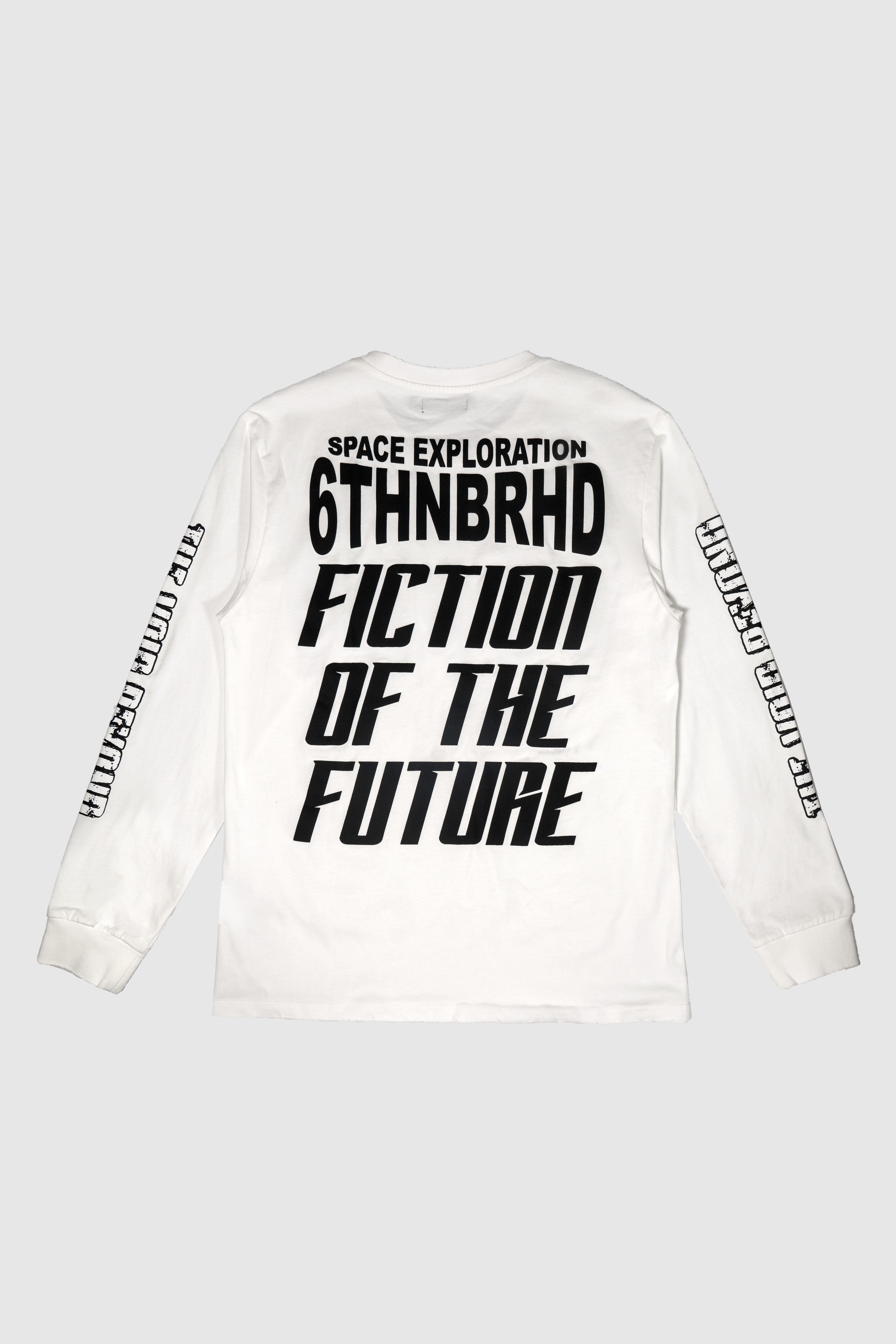 6thNBRHD TEE "FICTION FUTURE" WHITE