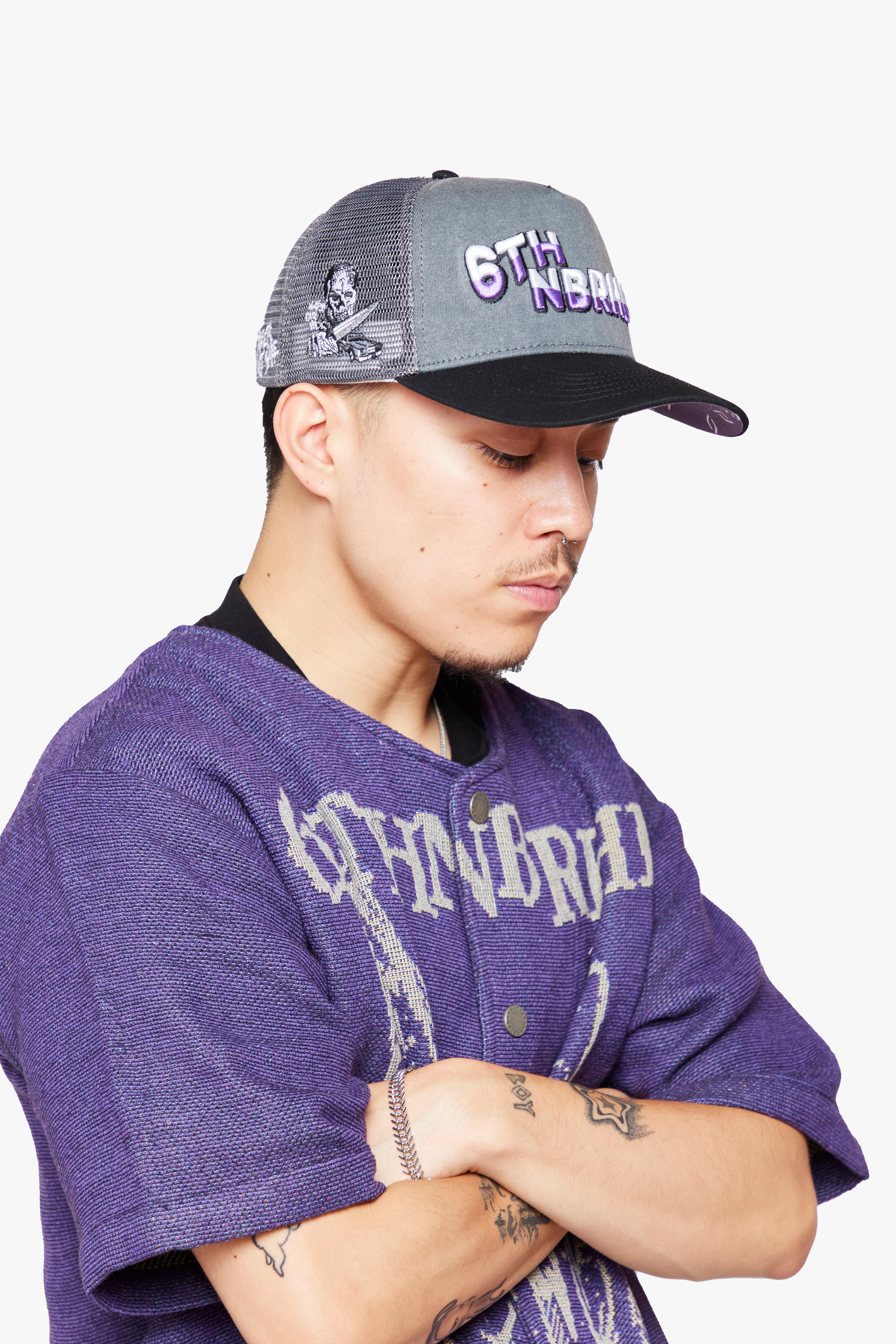 "Stalker" Snapback Hat Grey