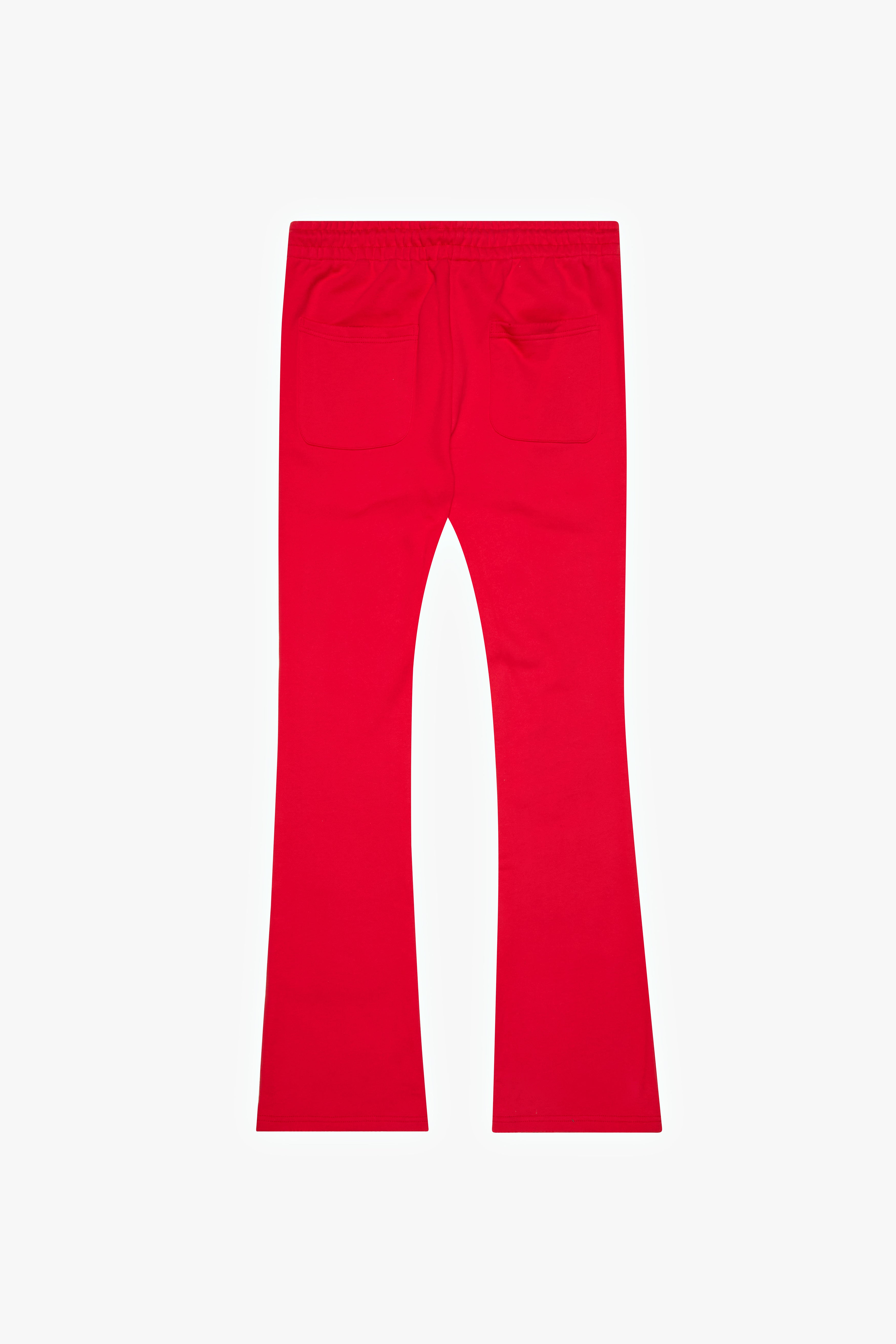 "Simply Living" Stacked Sweatpants Red