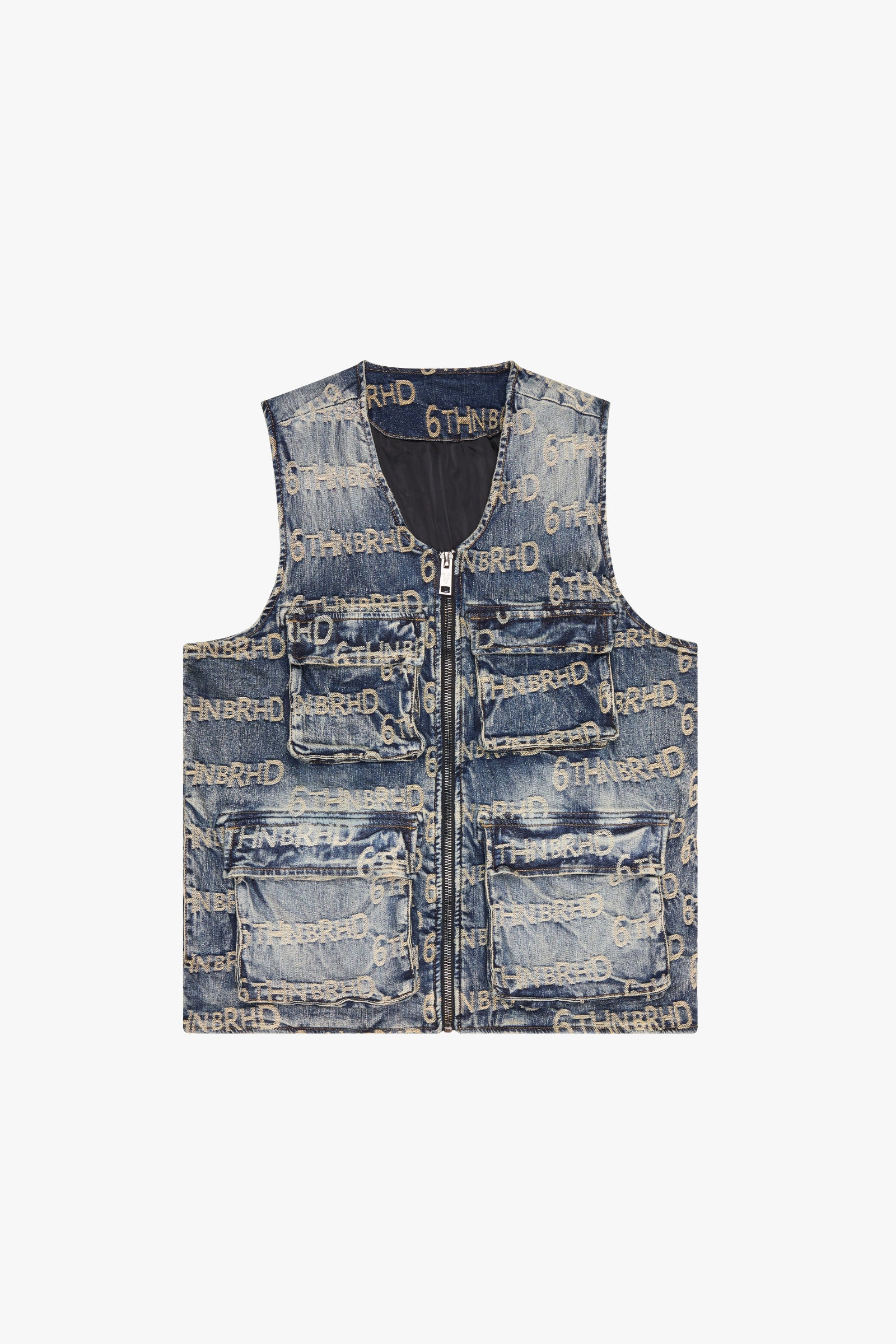 "Signature" Denim Vest Blue Wash