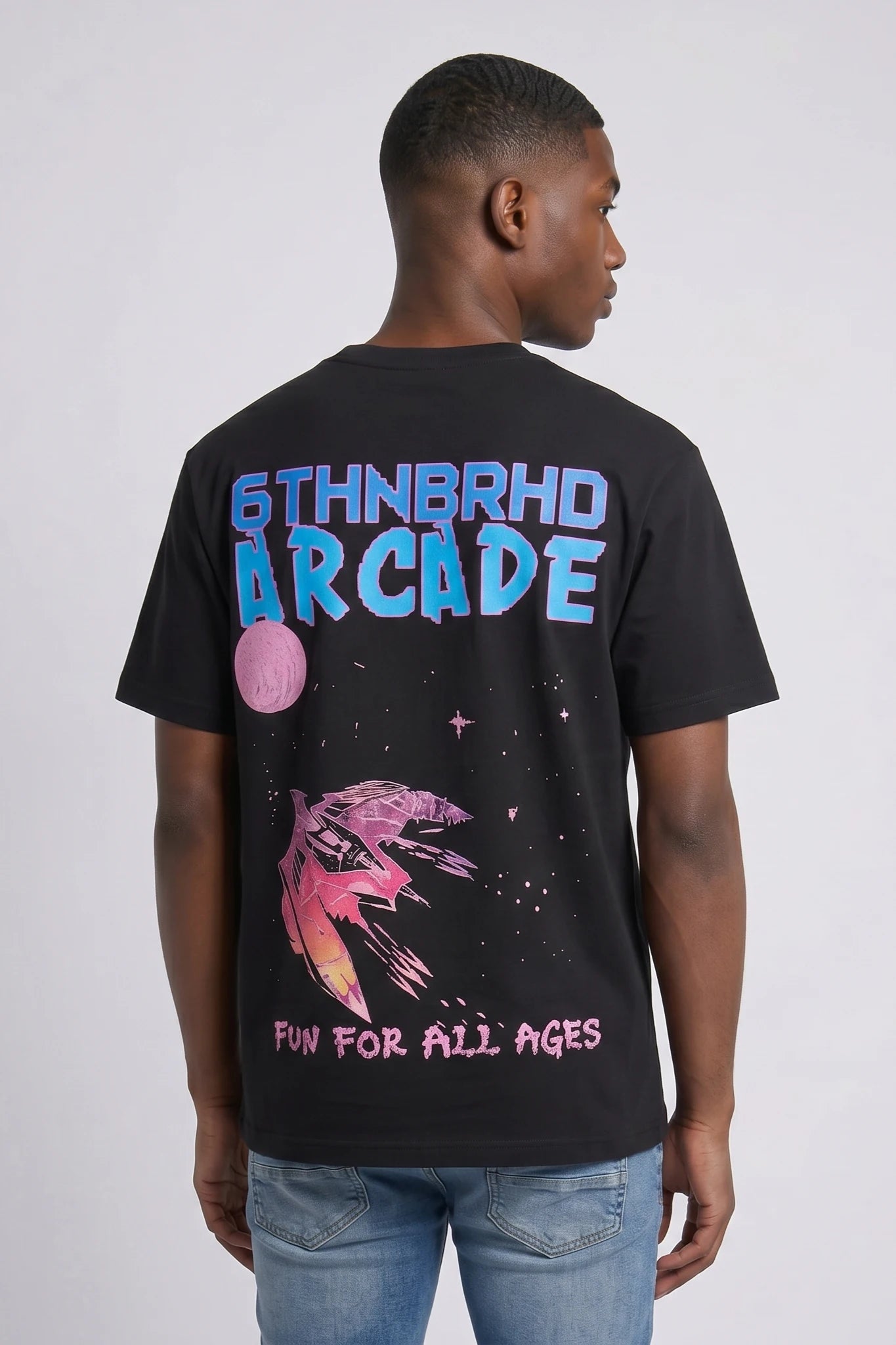 "All Ages" Graphic Tee Black