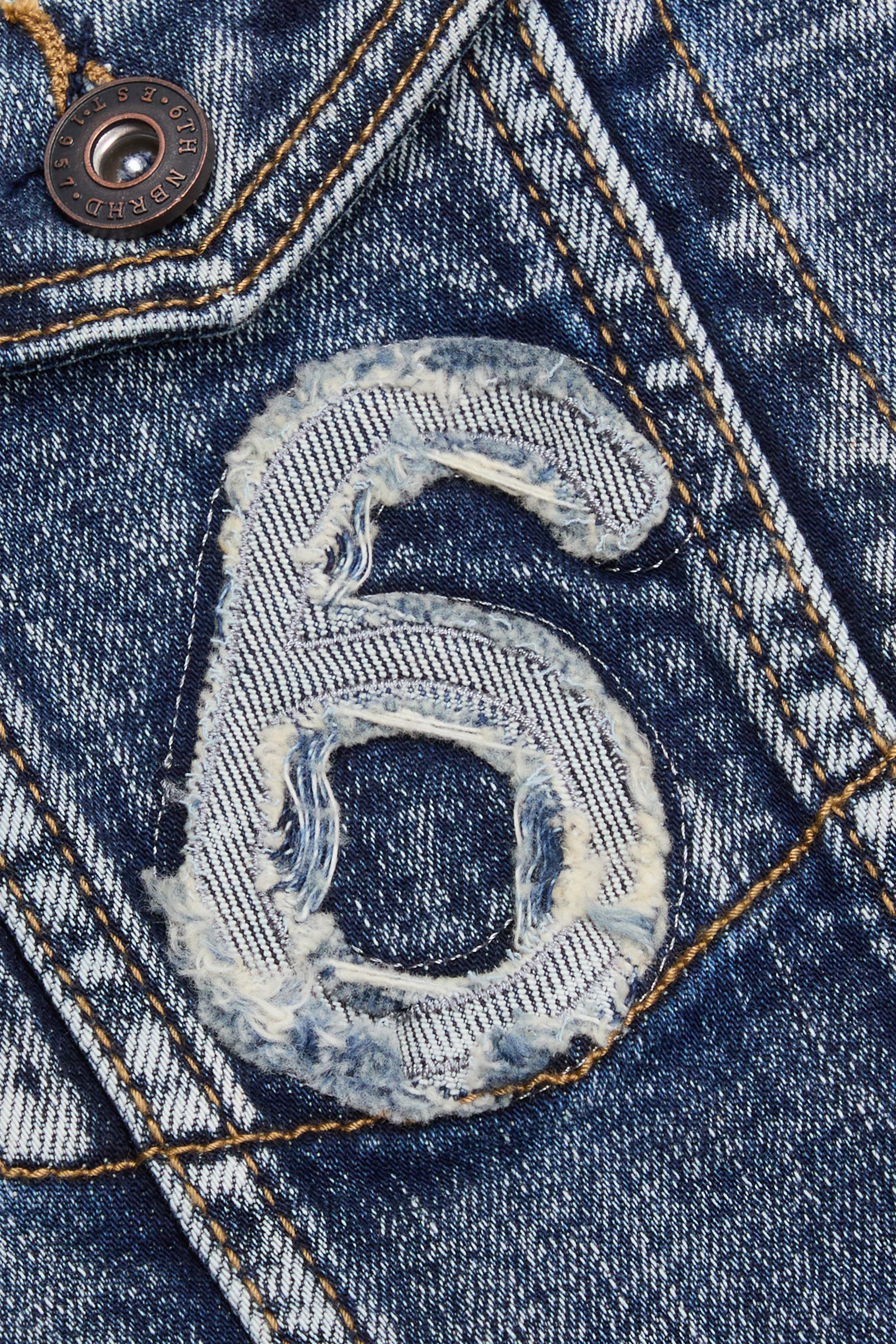 "PUZZLE" DENIM JACKET - BLUE WASH