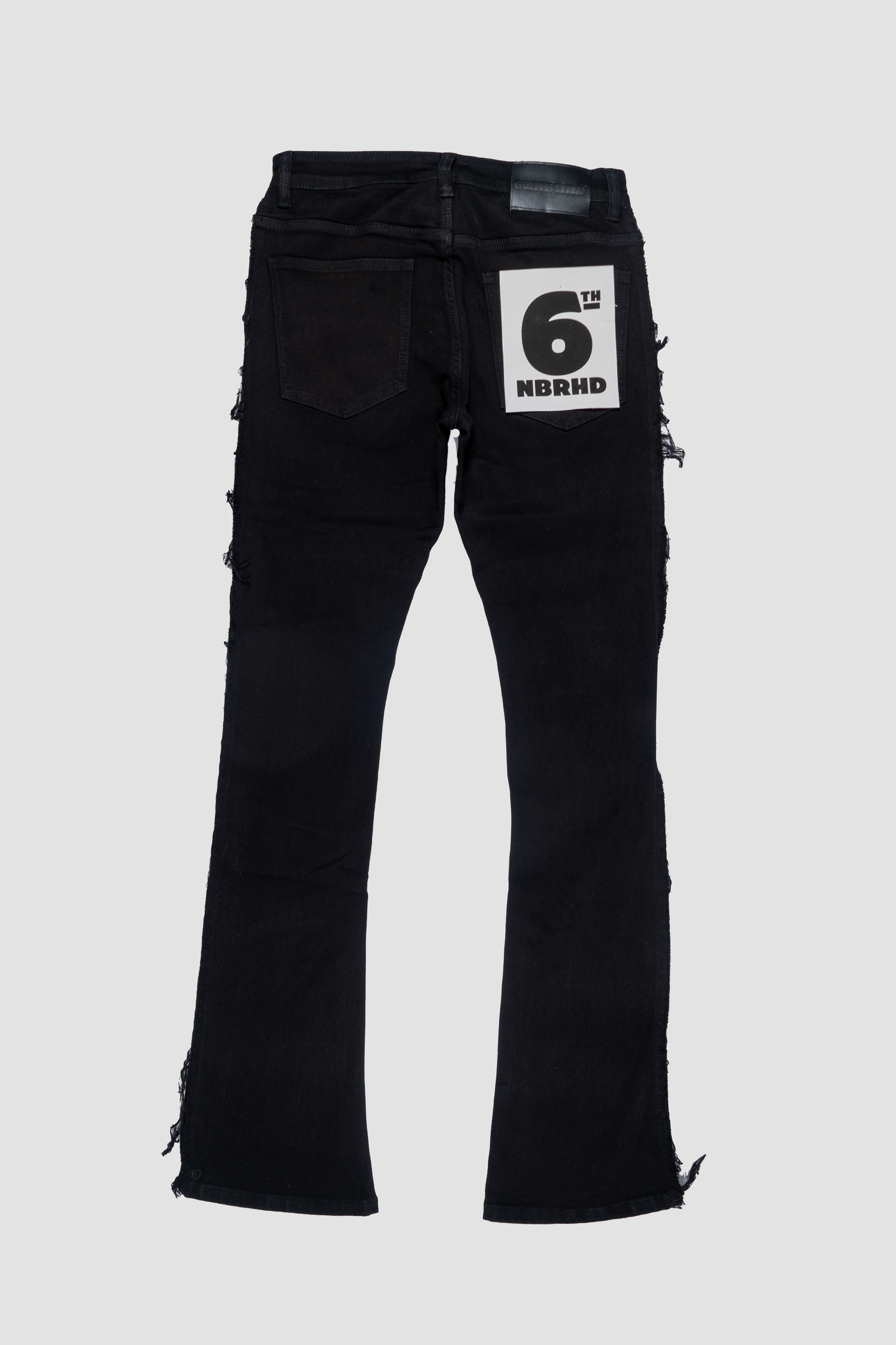 "Reconstruct" Stacked Jeans Black