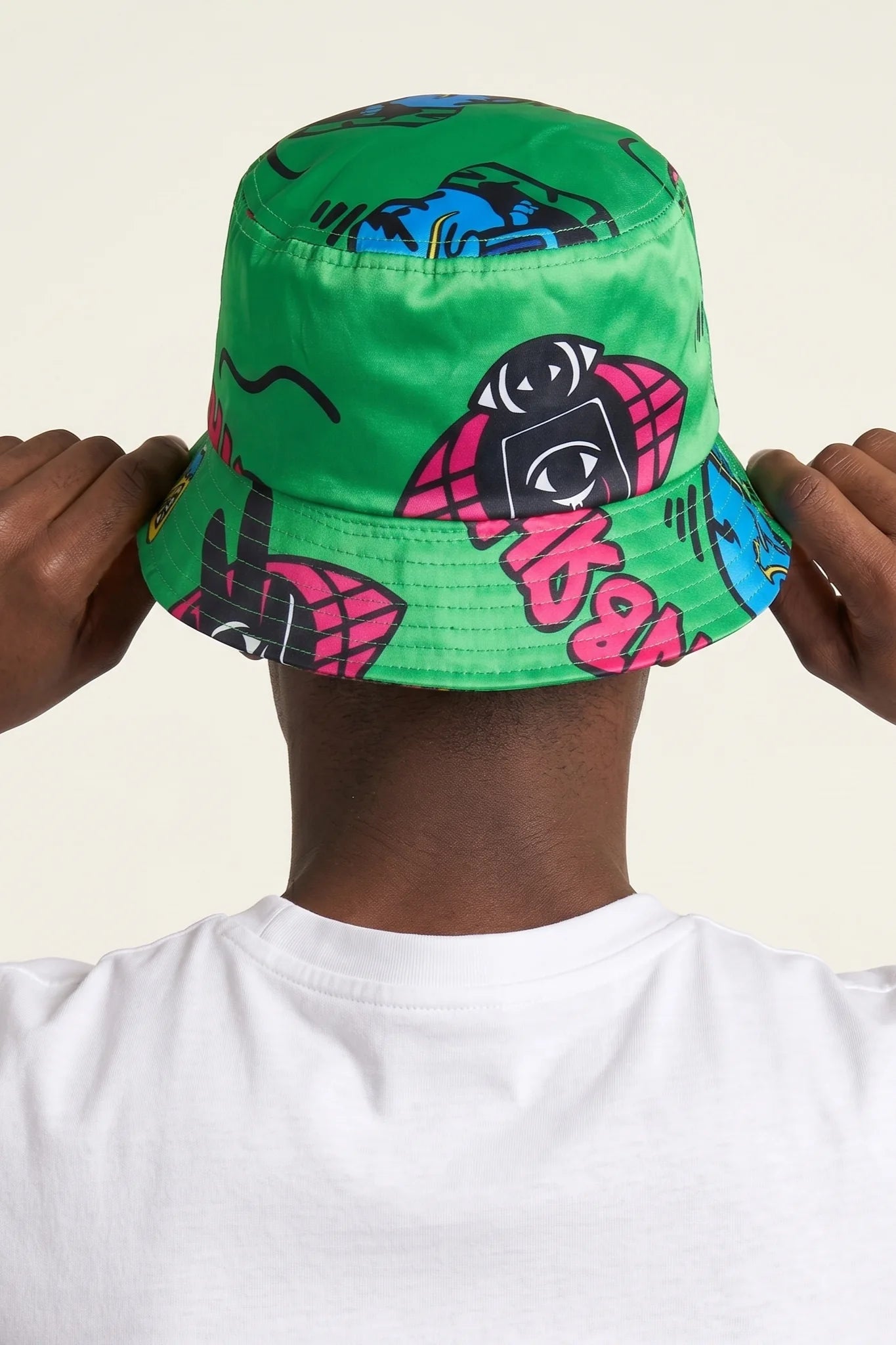 "Brush" Bucket Hat Green