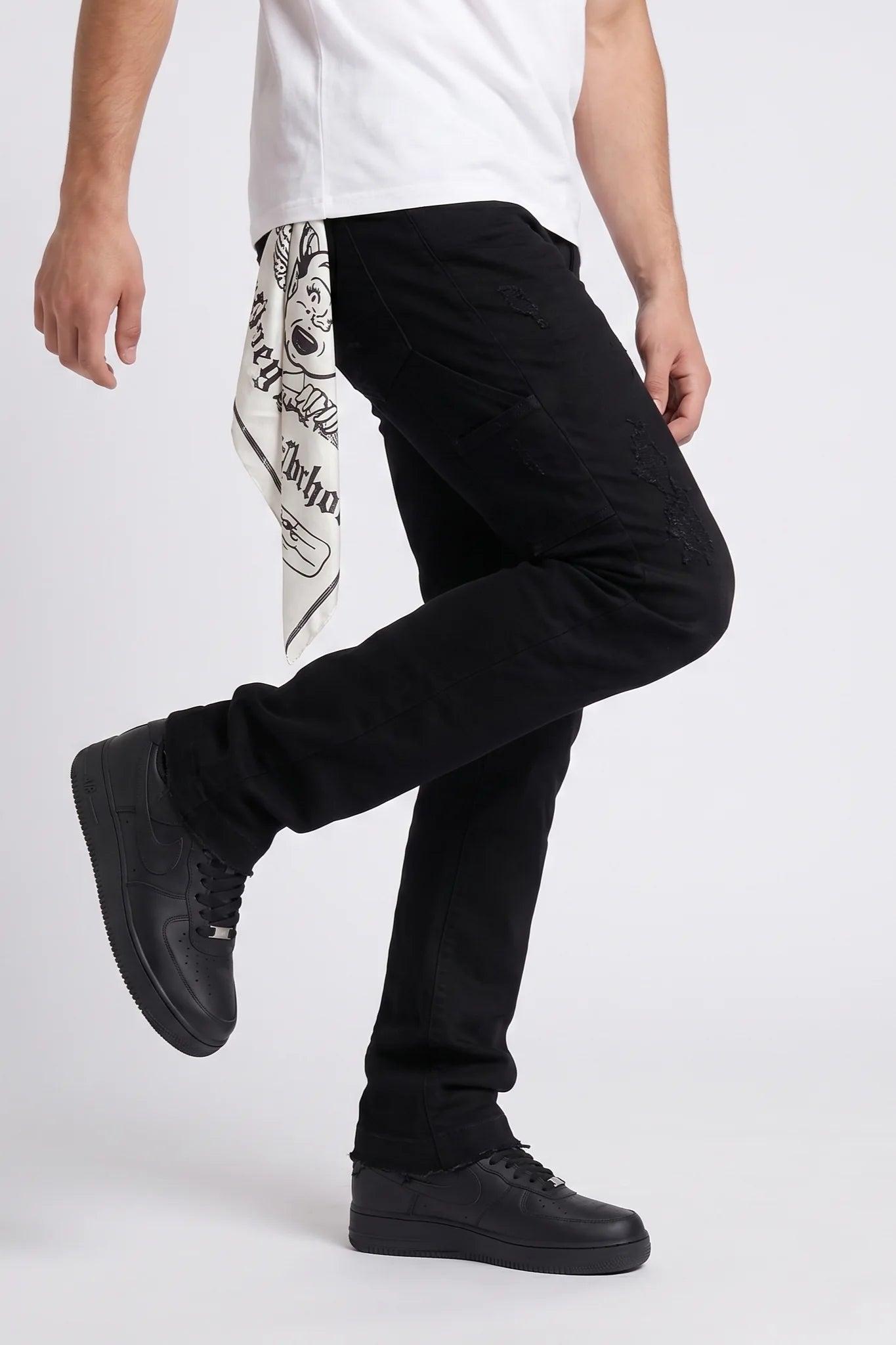 "The Classic" Super Stacked Jeans Black