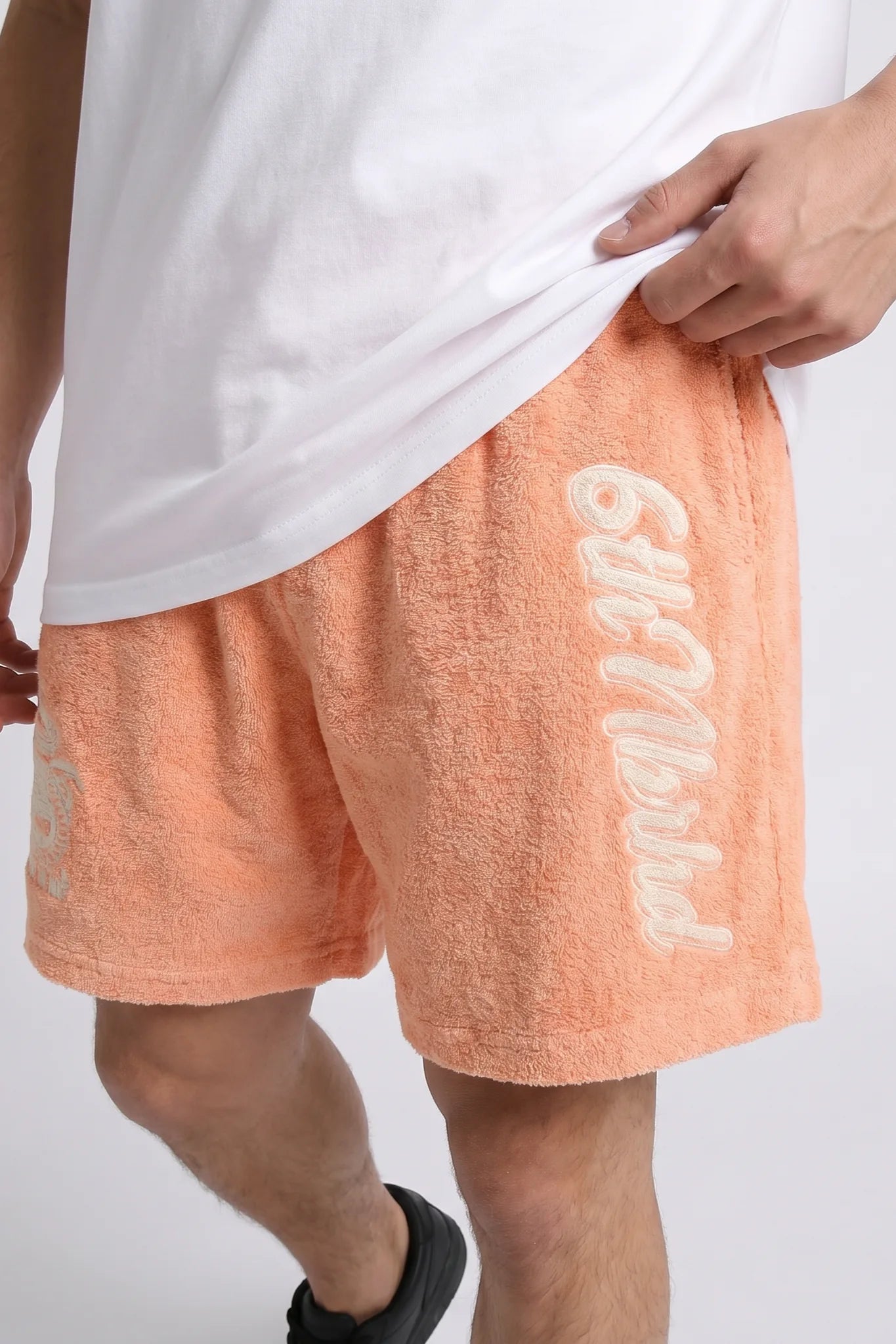"Exterminator" Shorts Peach