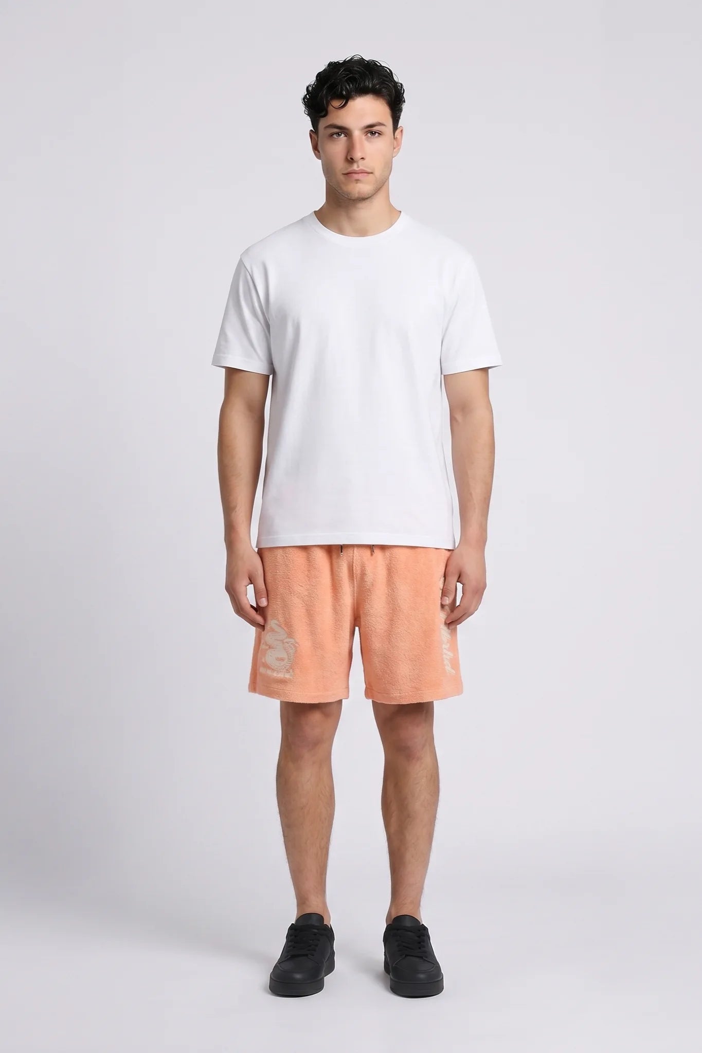 "Exterminator" Shorts Peach