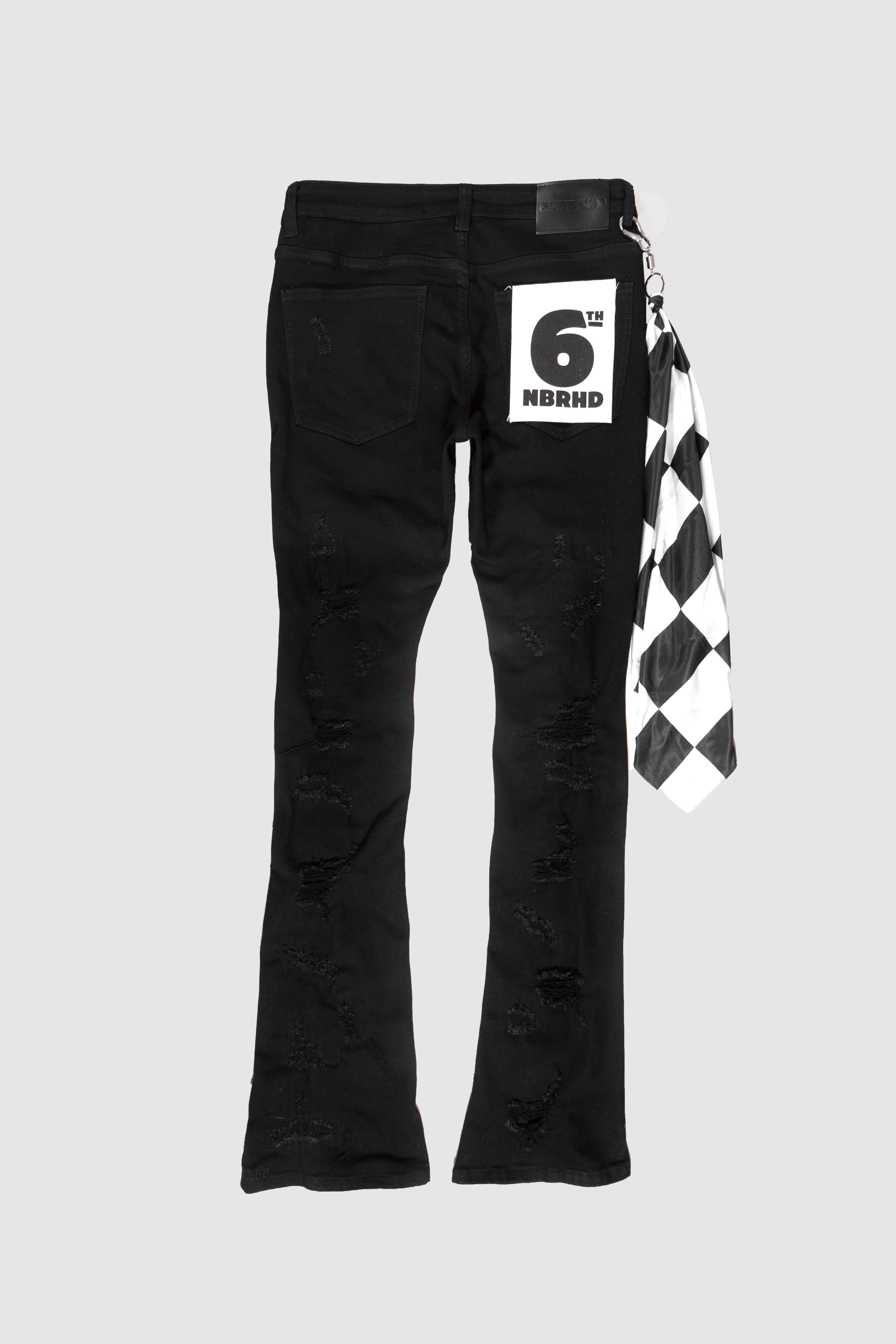 6thNBRHD STACKED "SABER" -BLACK
