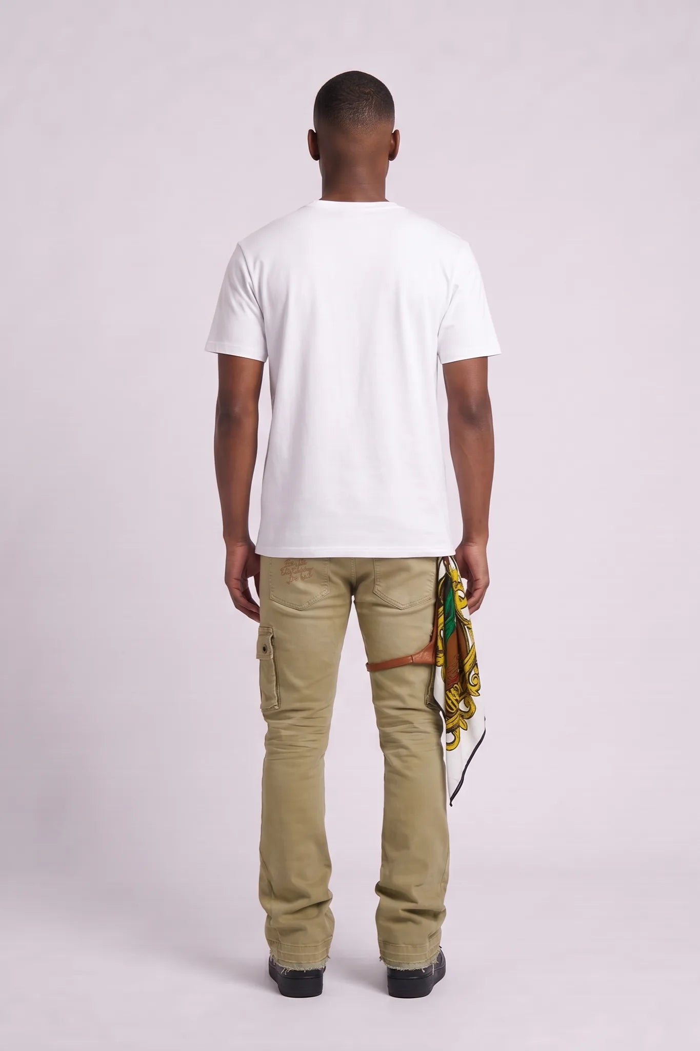 "Indiana" Stacked Jeans Khaki