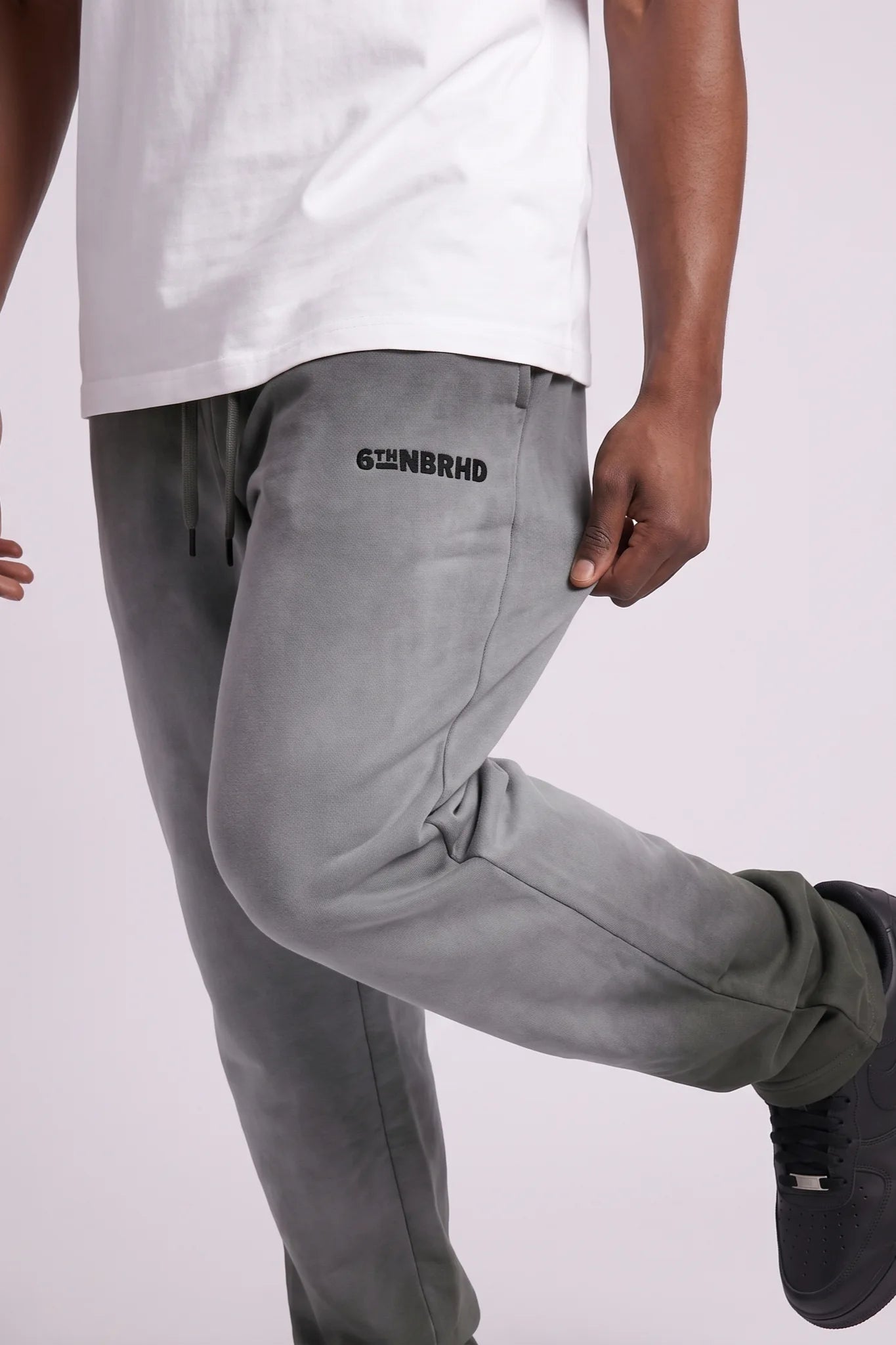 "Esntl 2.0" Fleece Sweatpants Vintage Grey