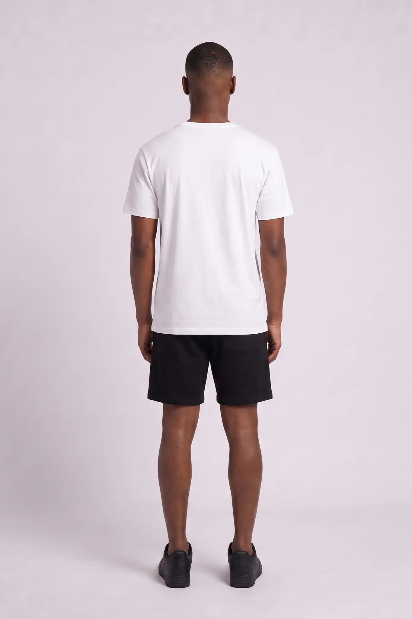 "Esntl 2.0" Mid-Rise Shorts Black