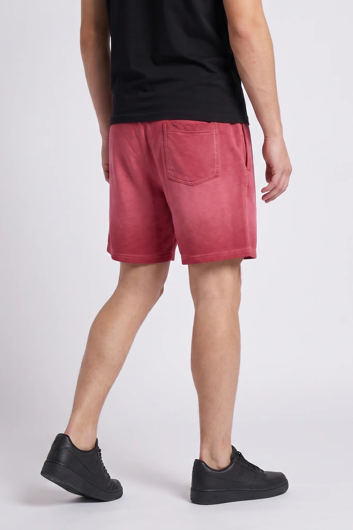 "Esntl 2.0" Vintage Shorts Red