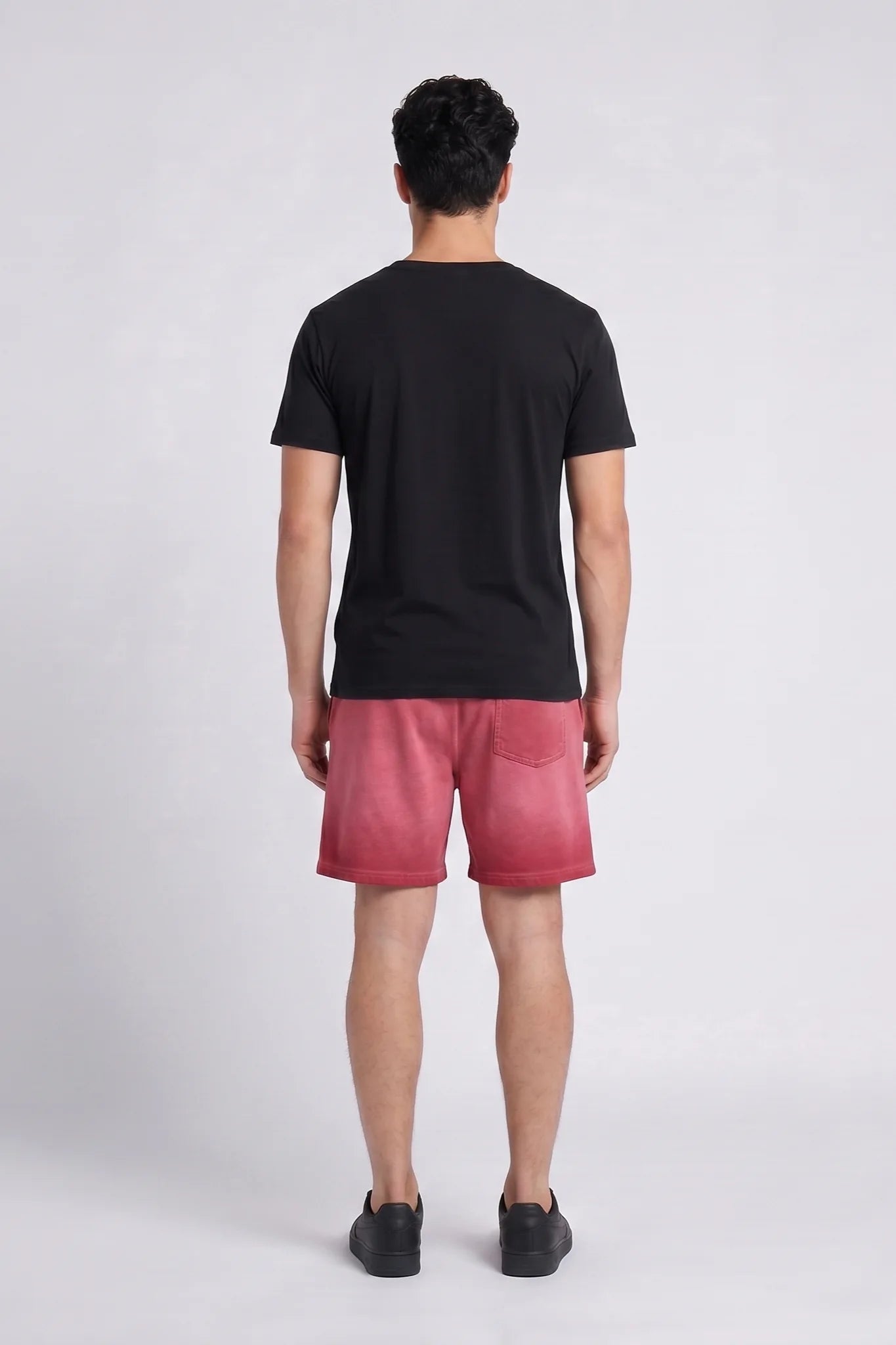 "Esntl 2.0" Vintage Shorts Red