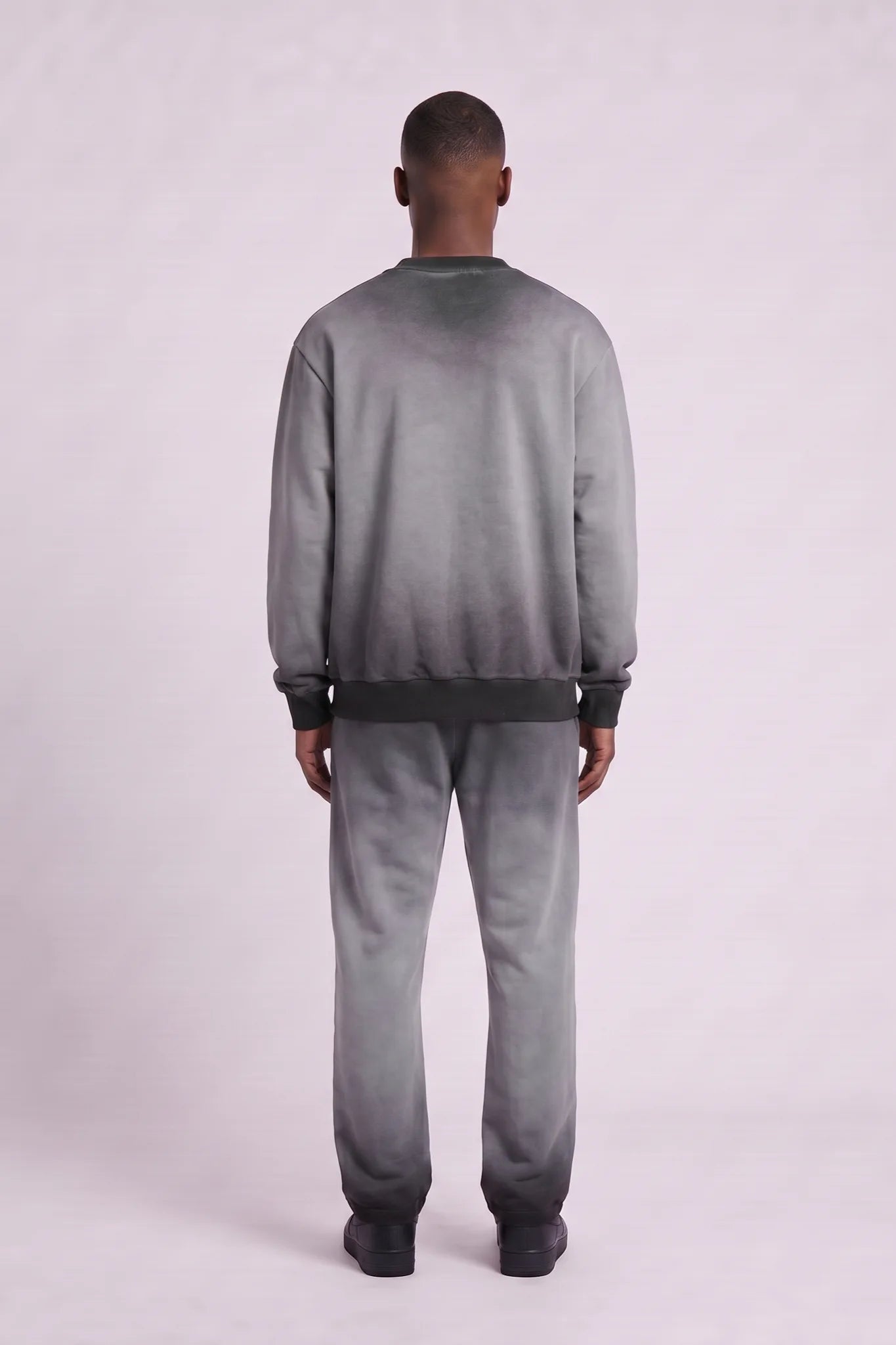 "Esntl 2.0" Crewneck Sweatshirt Vintage Grey