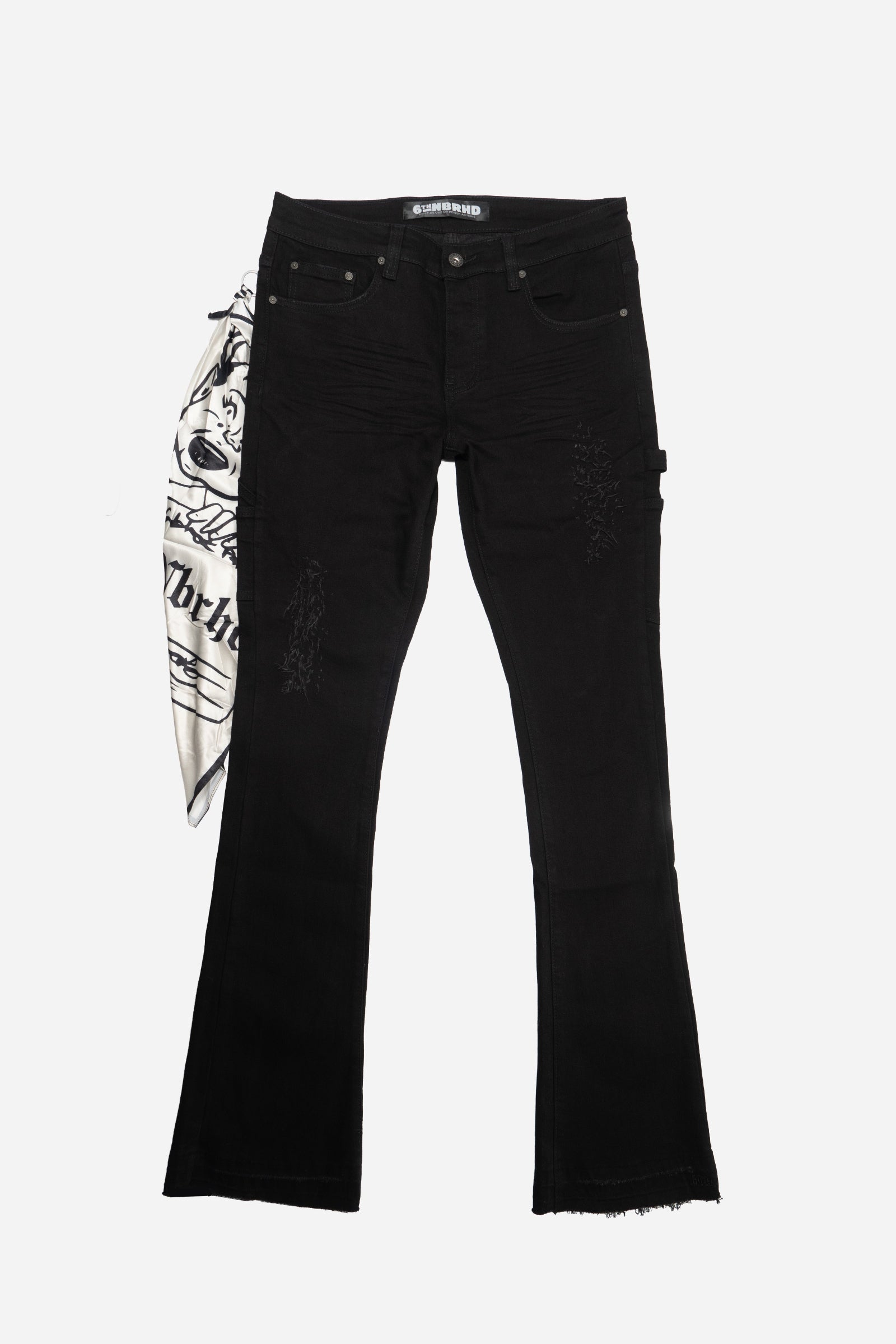 "The Classic" Super Stacked Jeans Black