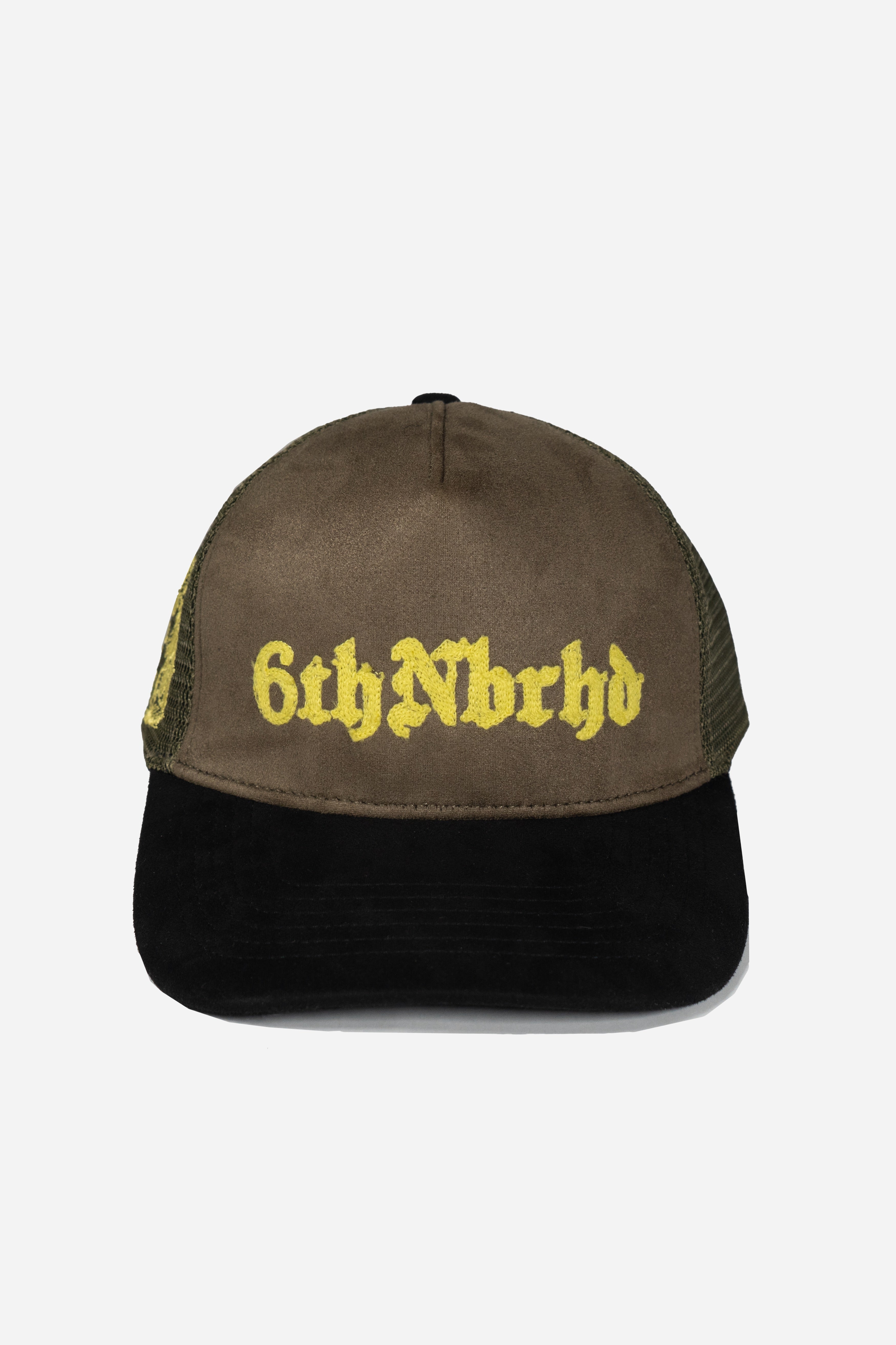 6thNBRHD HAT "PAGE SIX" -OLIVE
