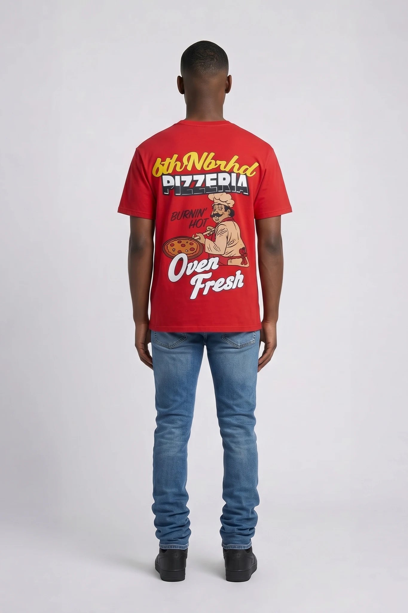 "Oven Fresh" Graphic Tee Red
