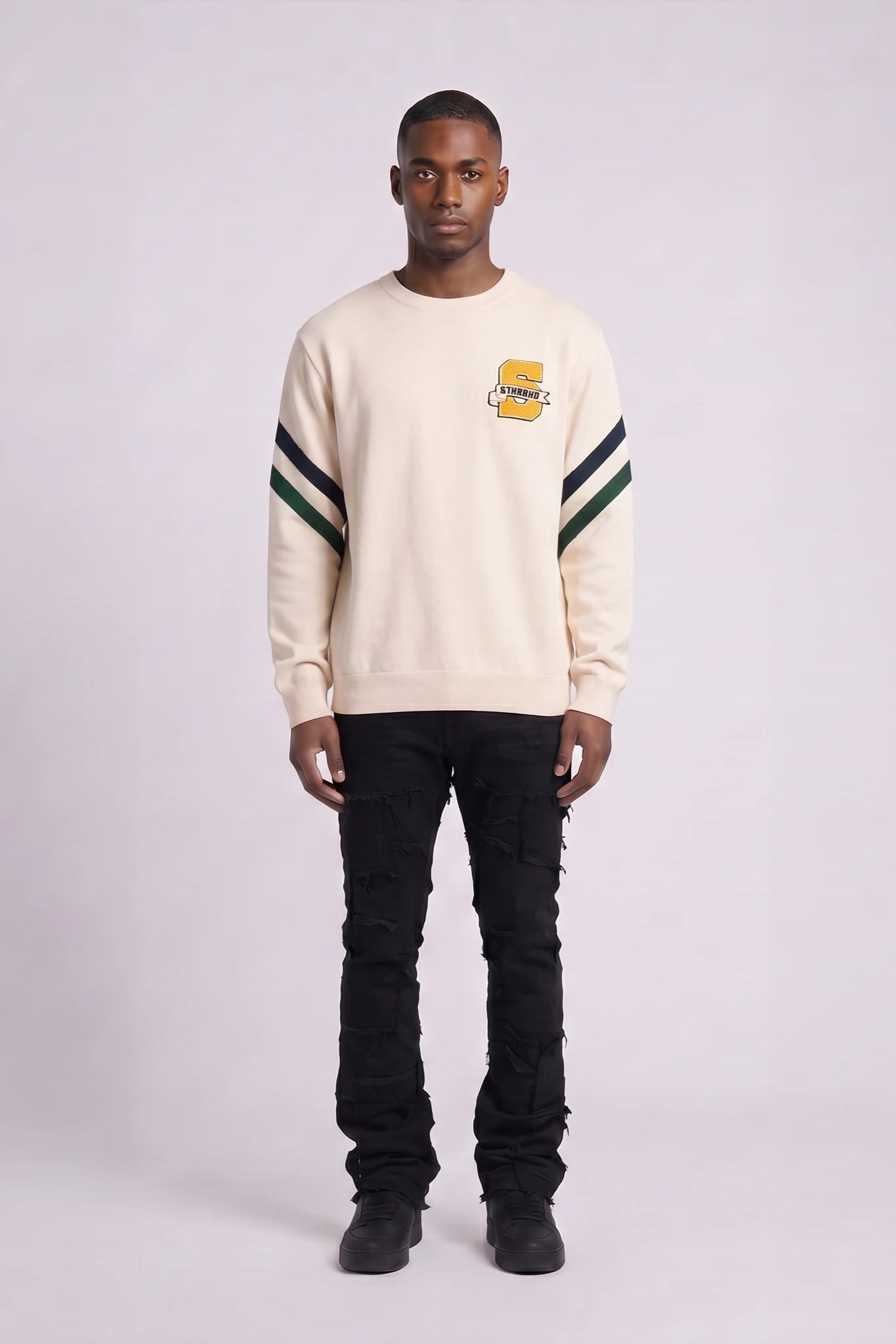"Private School" Sweater Cream