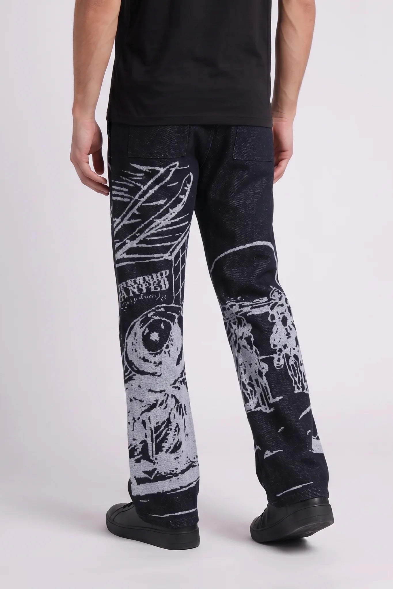 "Quickdraw" Tapestry Pants Black