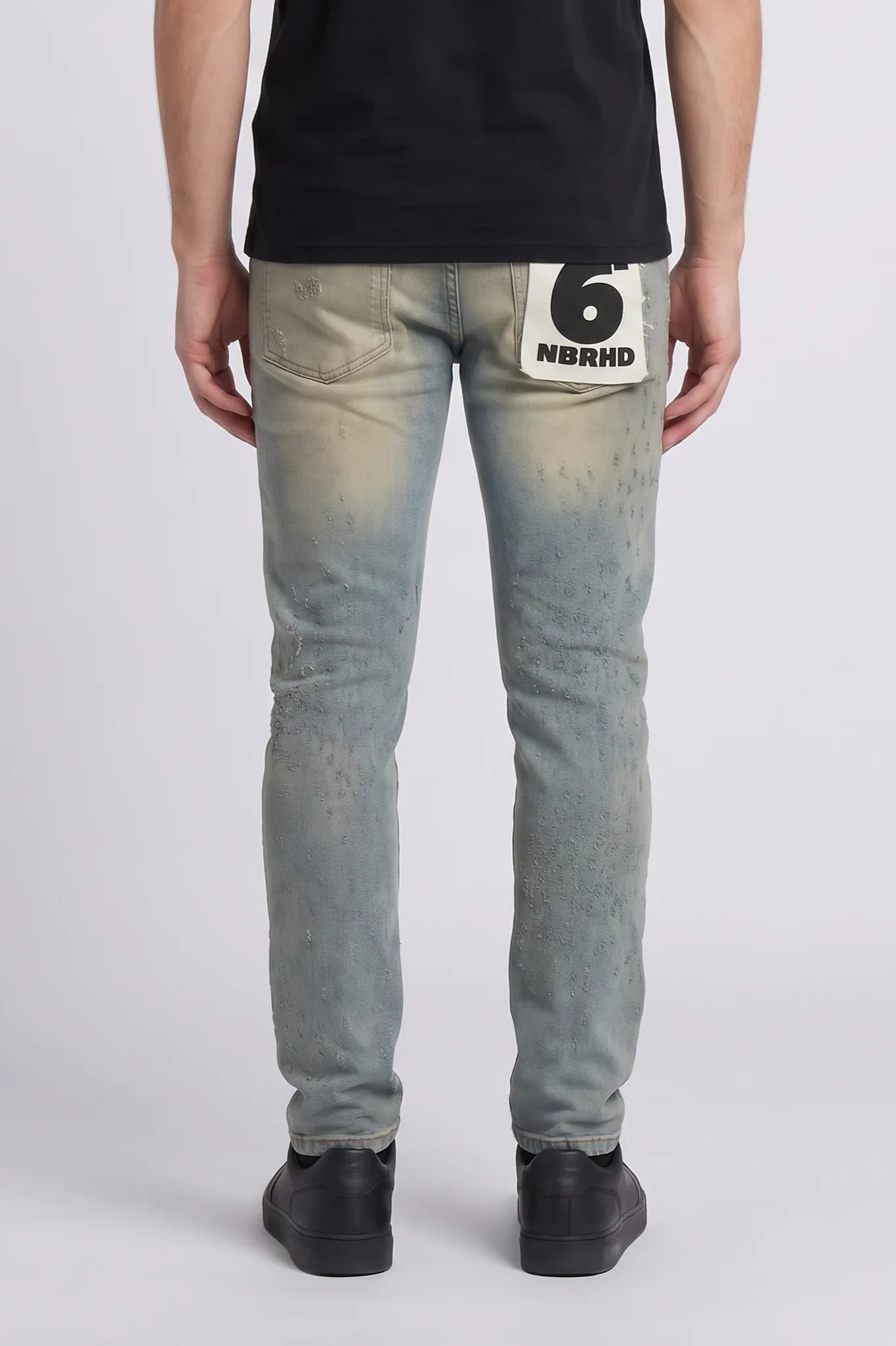 "Roots" Skinny Jean Light Sand Blue