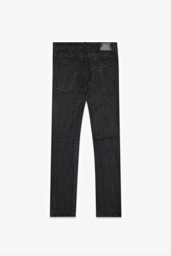 "Slick" Skinny Jeans Black Wax