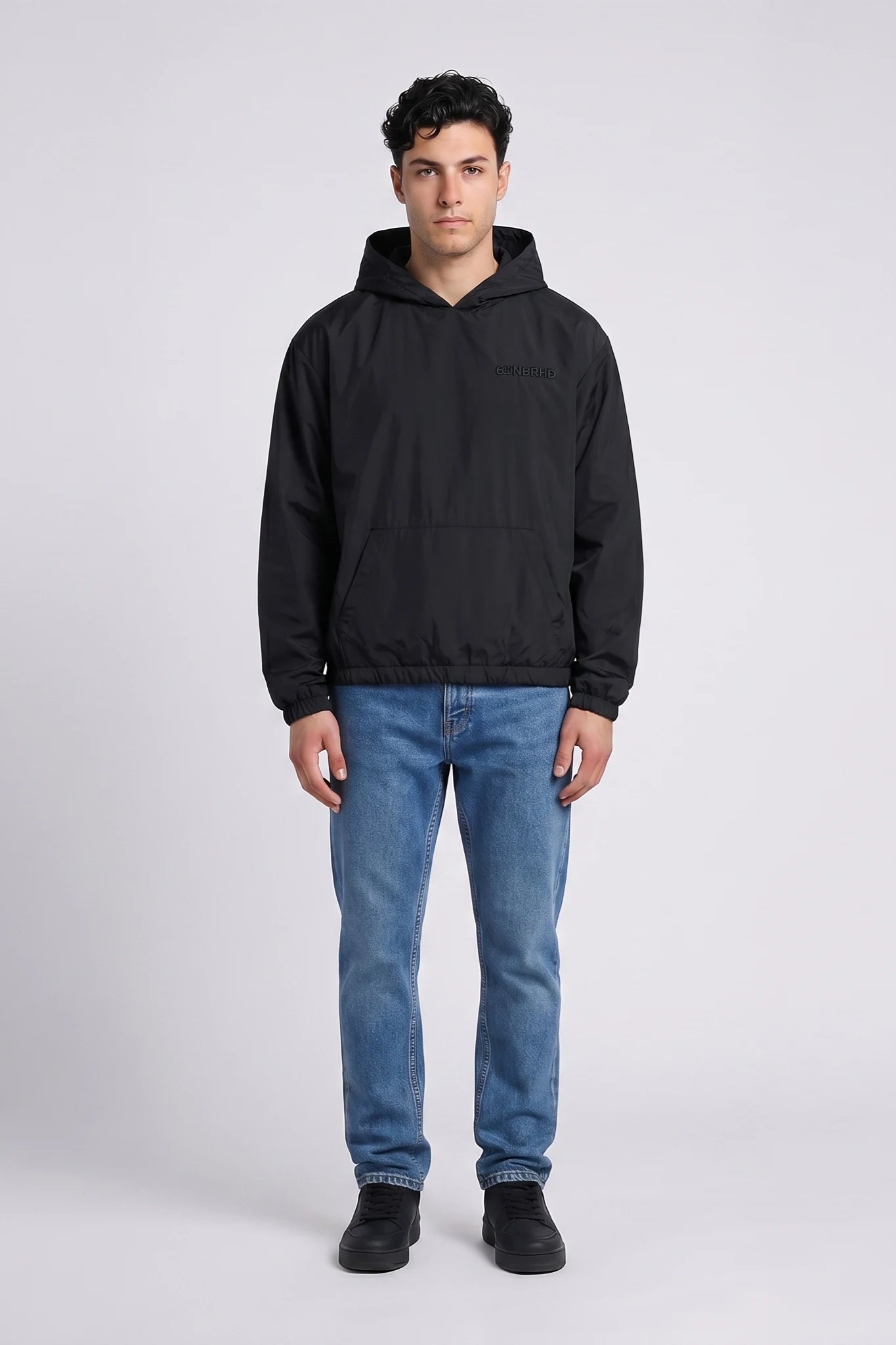 "Sleek" Nylon Jacket Black