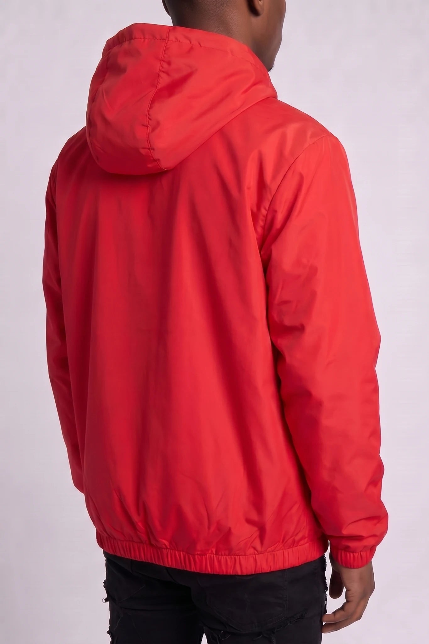 "Sleek" Nylon Jacket Red