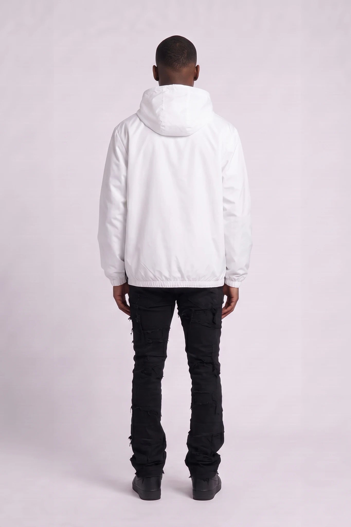 "Sleek" Nylon Jacket White