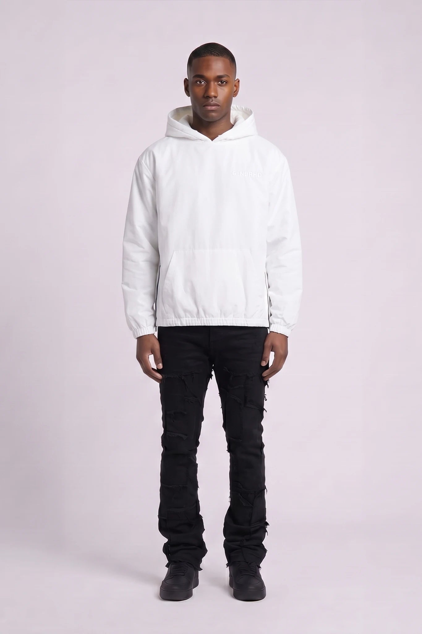 "Sleek" Nylon Jacket White