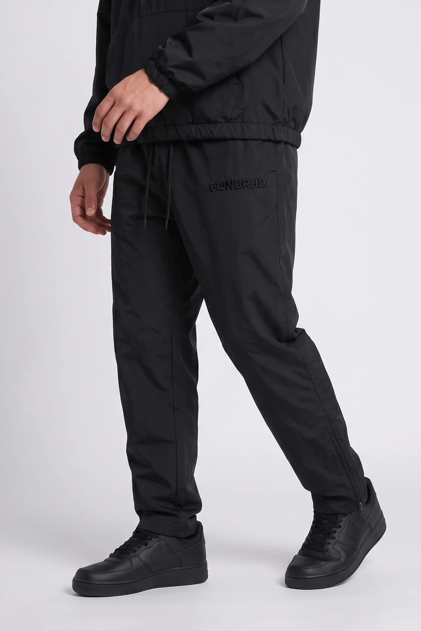 "Sly" Nylon Puffer Pants Black