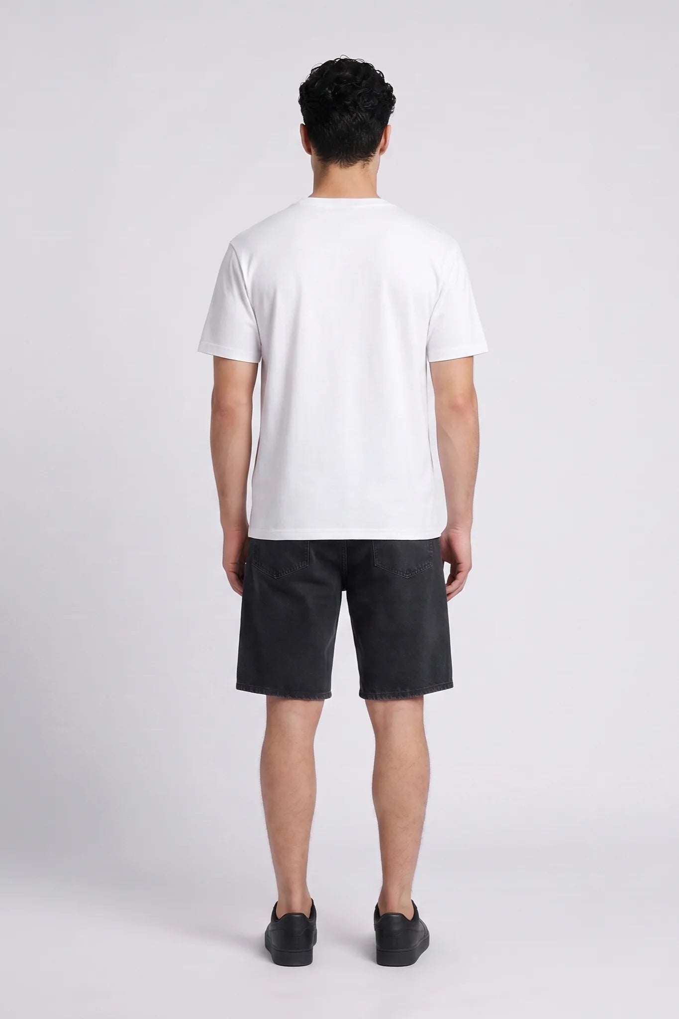 "Tides" Denim Shorts Black