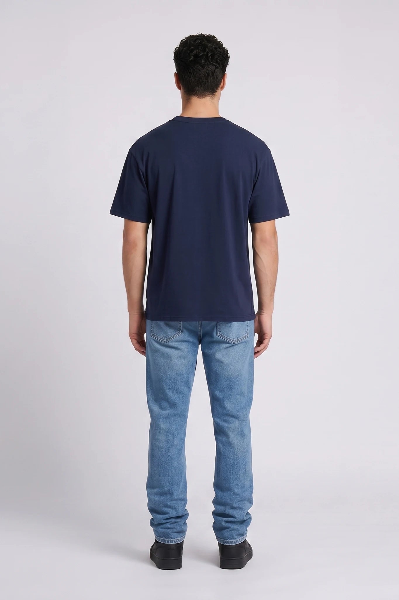 "Trophy" Graphic Tee Navy