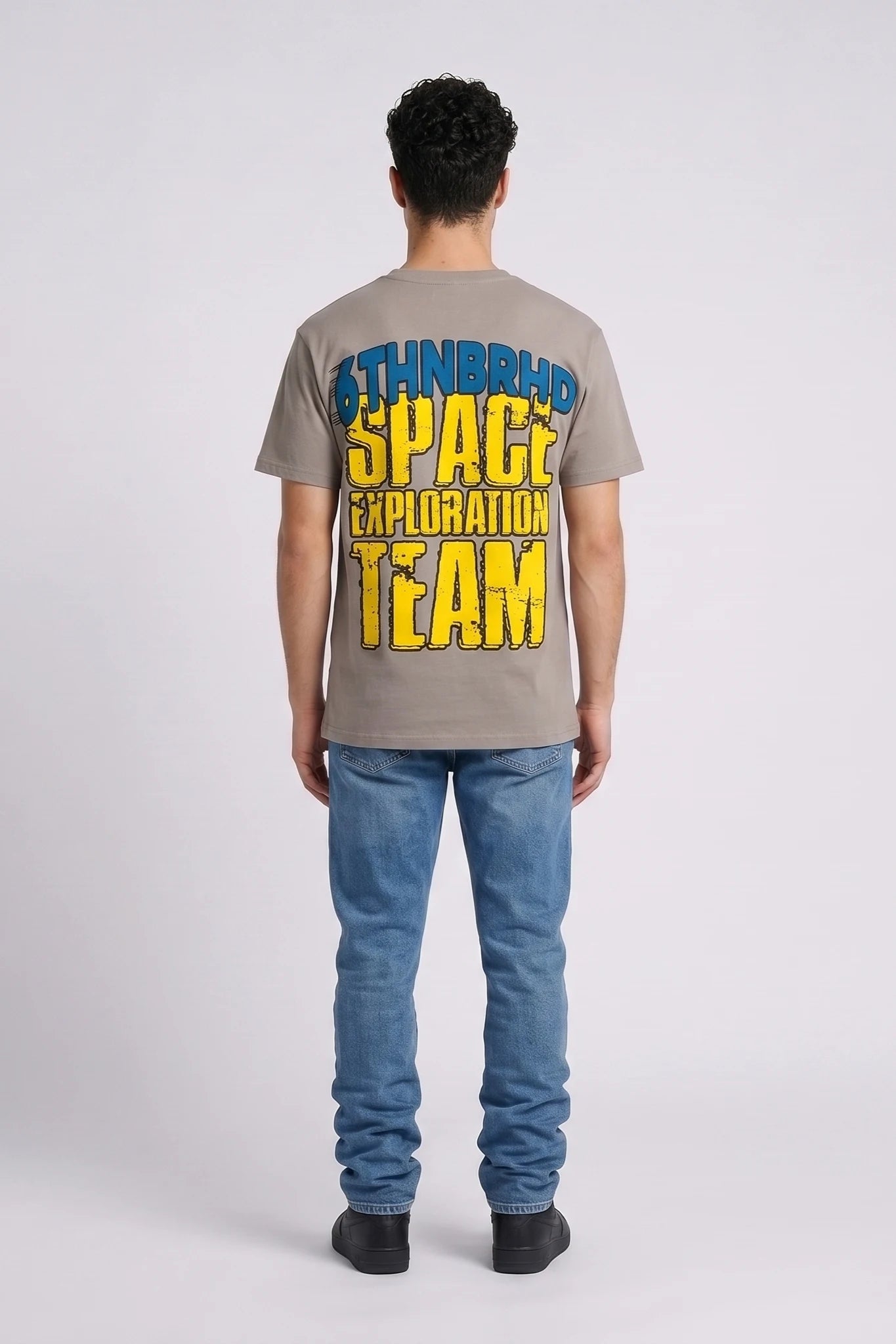"Void" Graphic Tee Grey