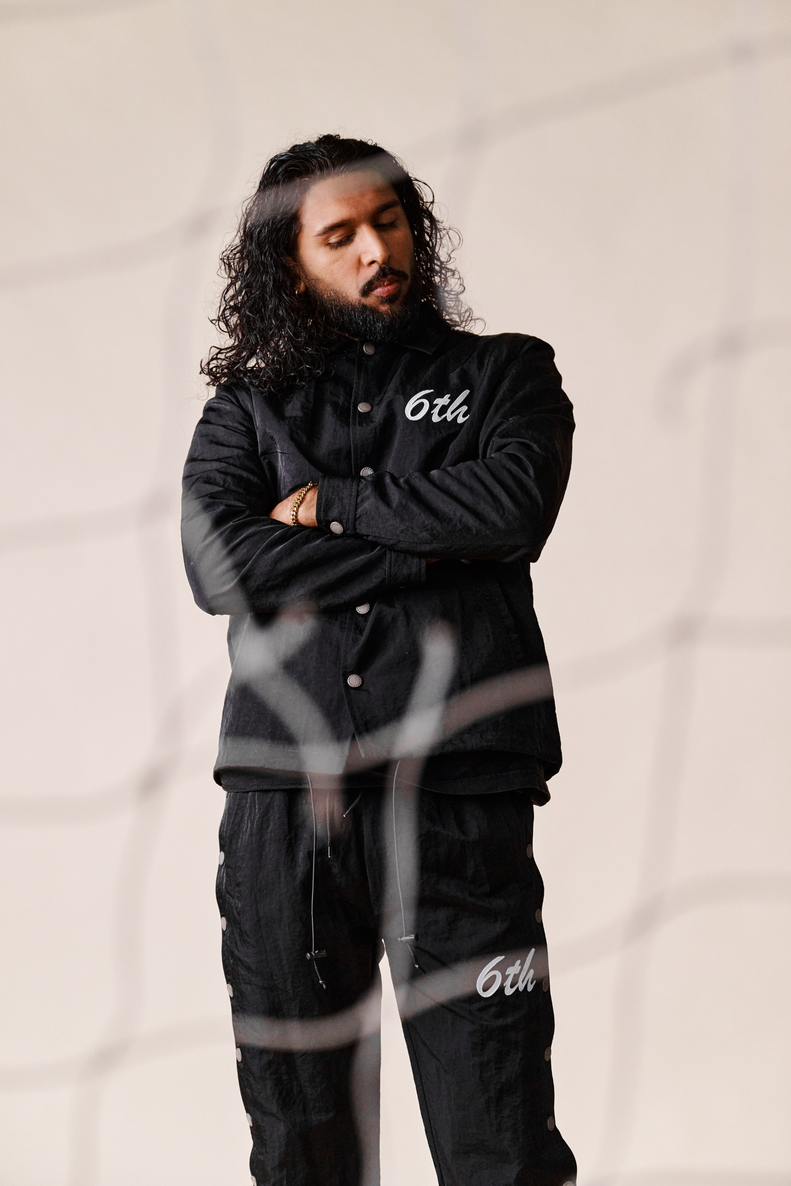 "Starter" Nylon Jacket Black