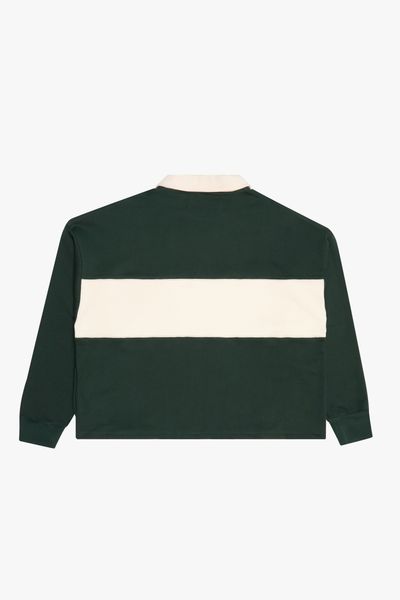 "PREPPY" COLLARED CREWNECK - GREEN