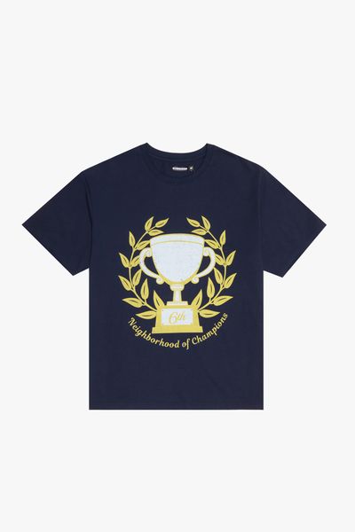 "TROPHY" TEE - NAVY