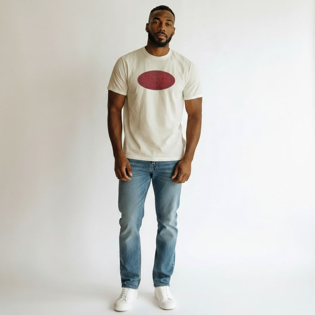 6th NBRHD "Mean Streets" T-Shirt White