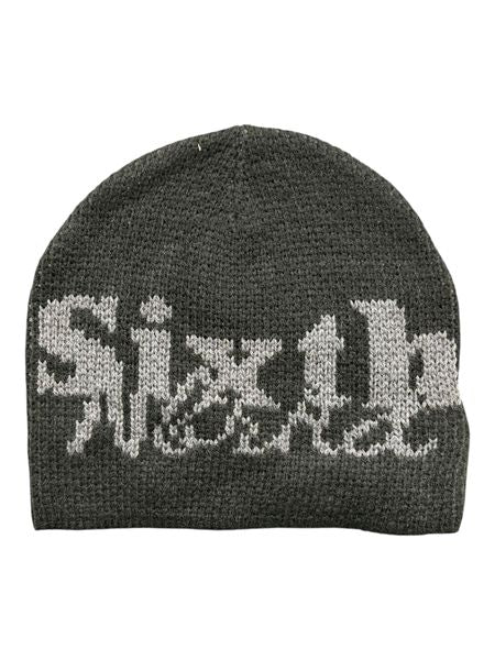 "Streets" Black Knit Beanie