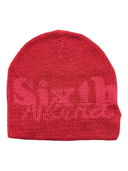 "Streets" Maroon Knit Beanie
