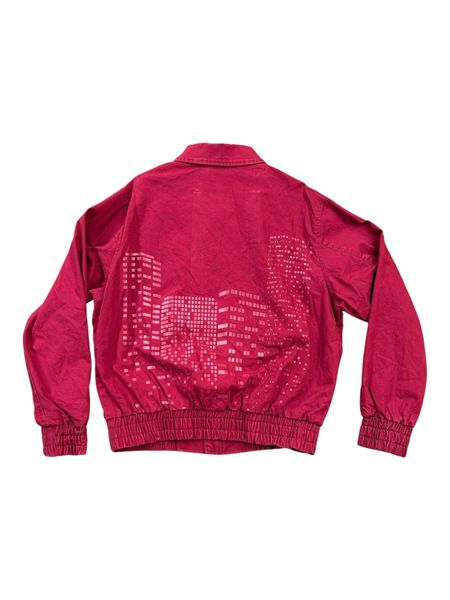 "Predator" Red Zip-Up Jacket
