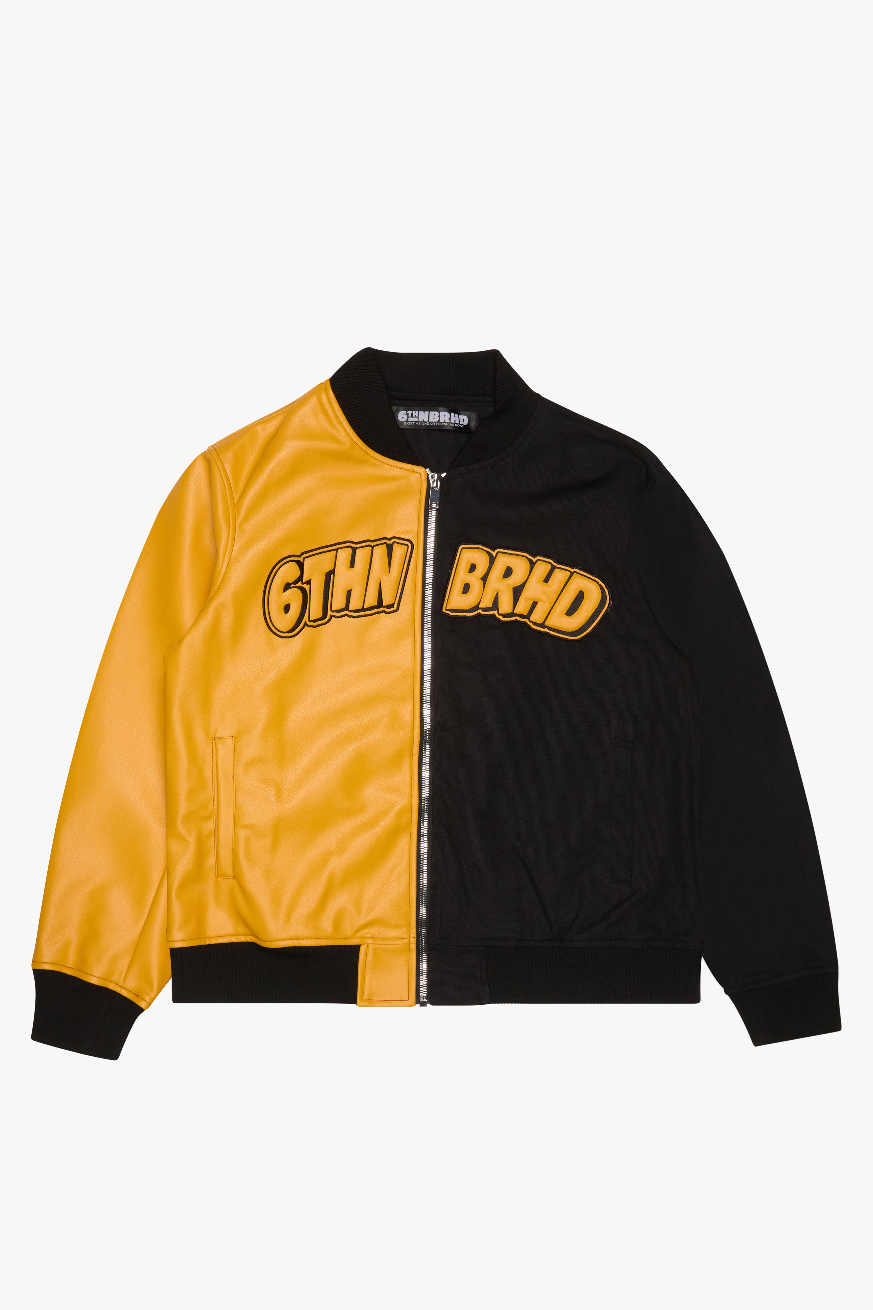 6thNBRHD JACKET "BURN" -BLK/YLW