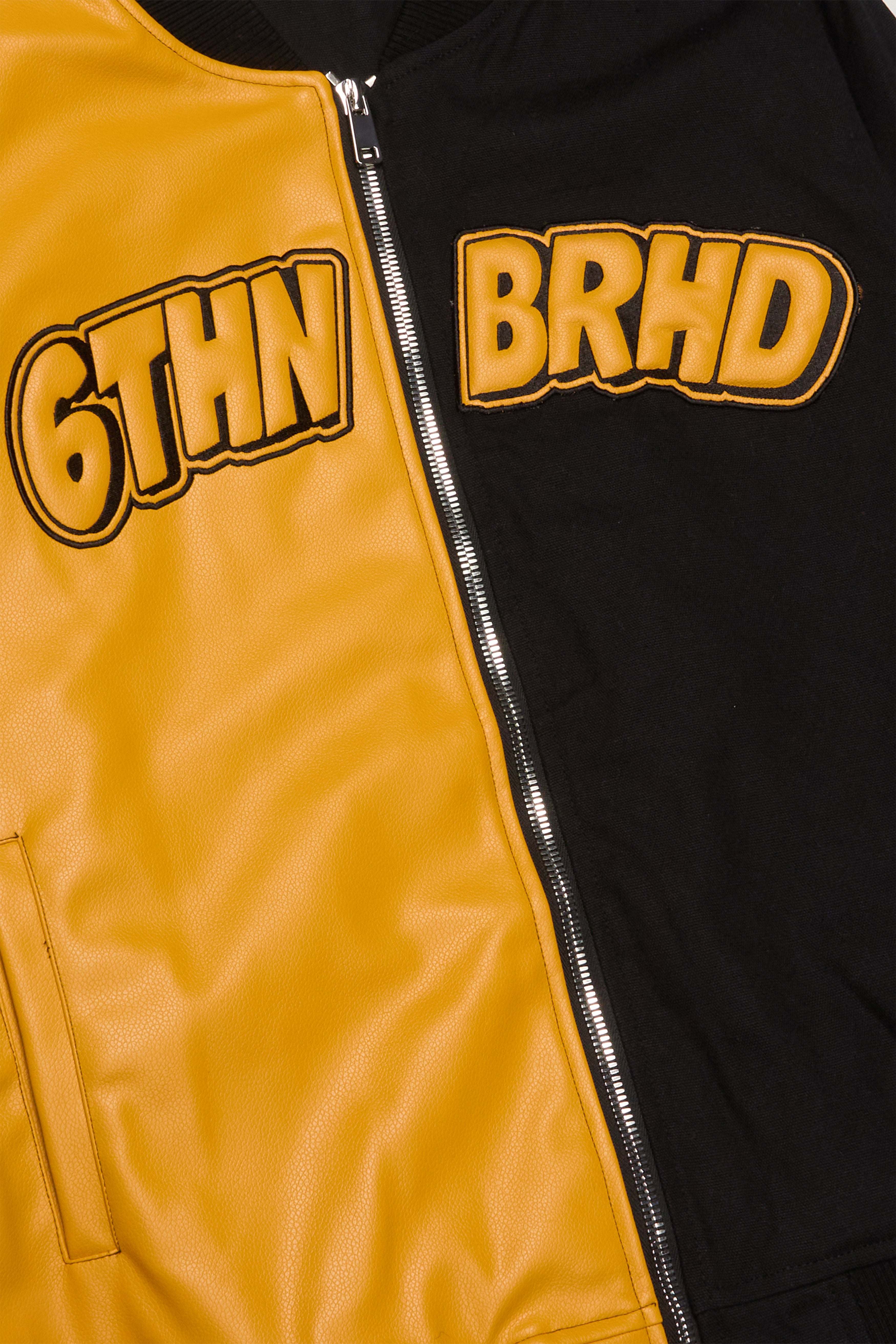 6thNBRHD JACKET "BURN" -BLK/YLW