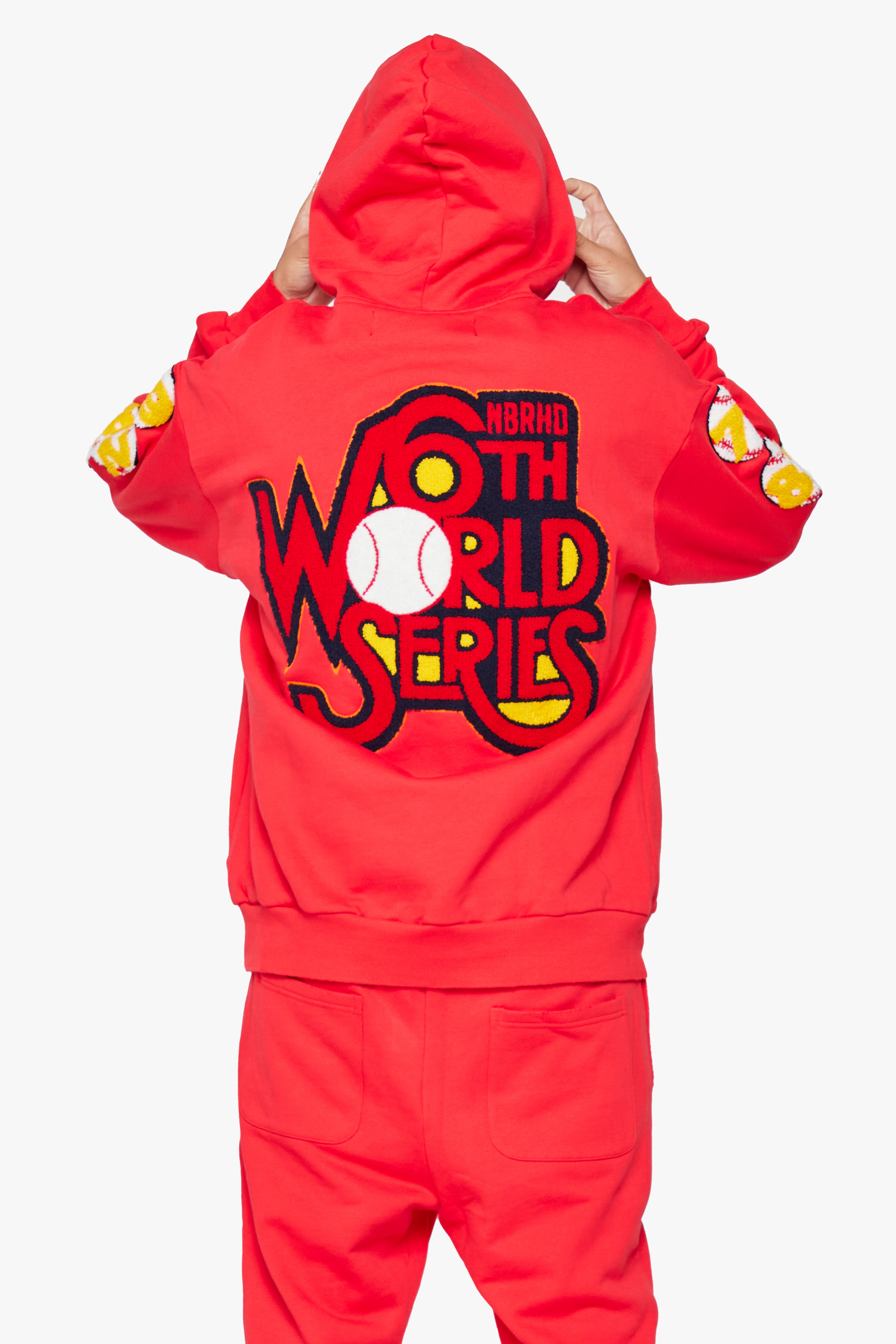 6thNBRHD PULLOVER "PREGAME" RED