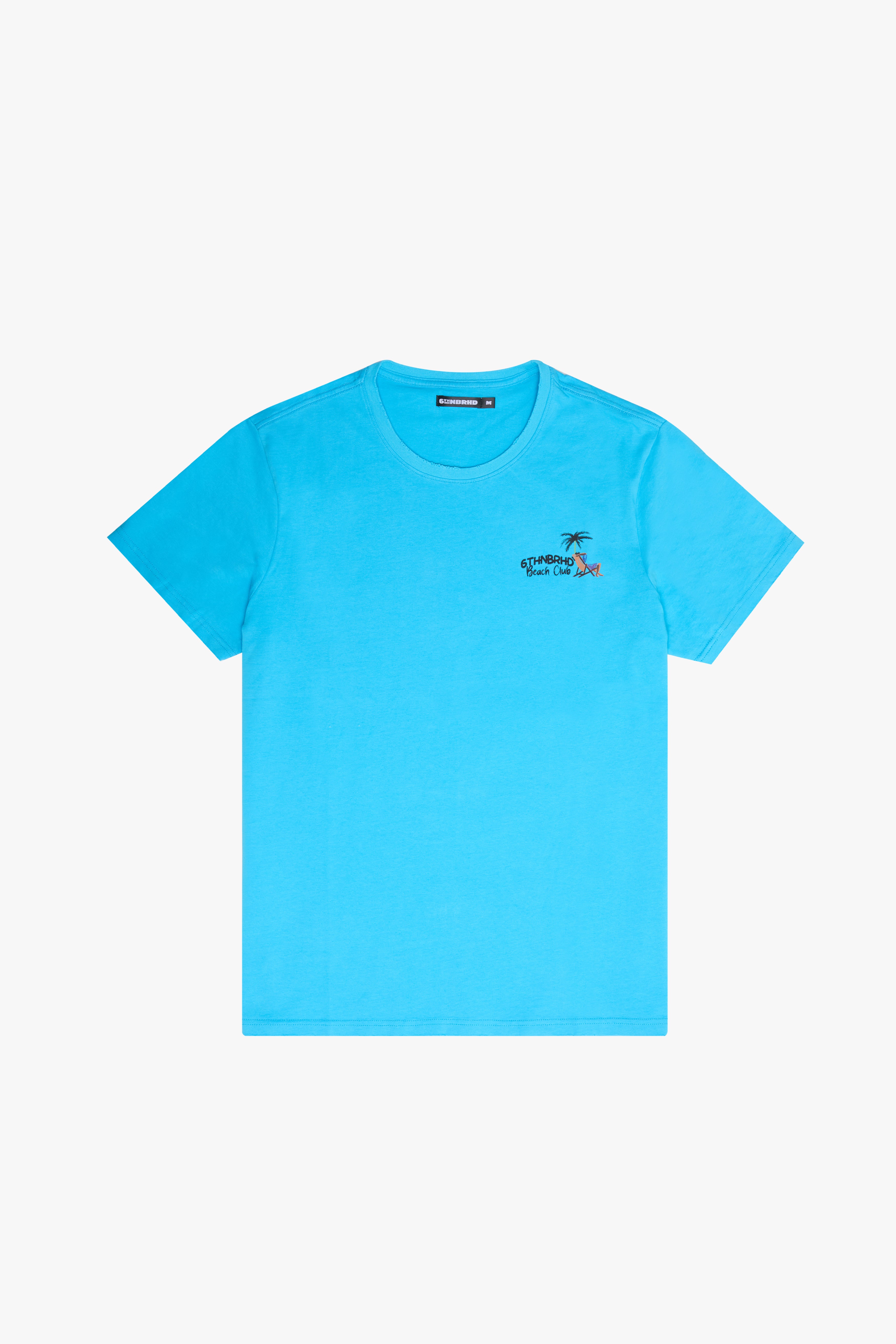 6thNBRHD TEE "ISLAND" AQUA