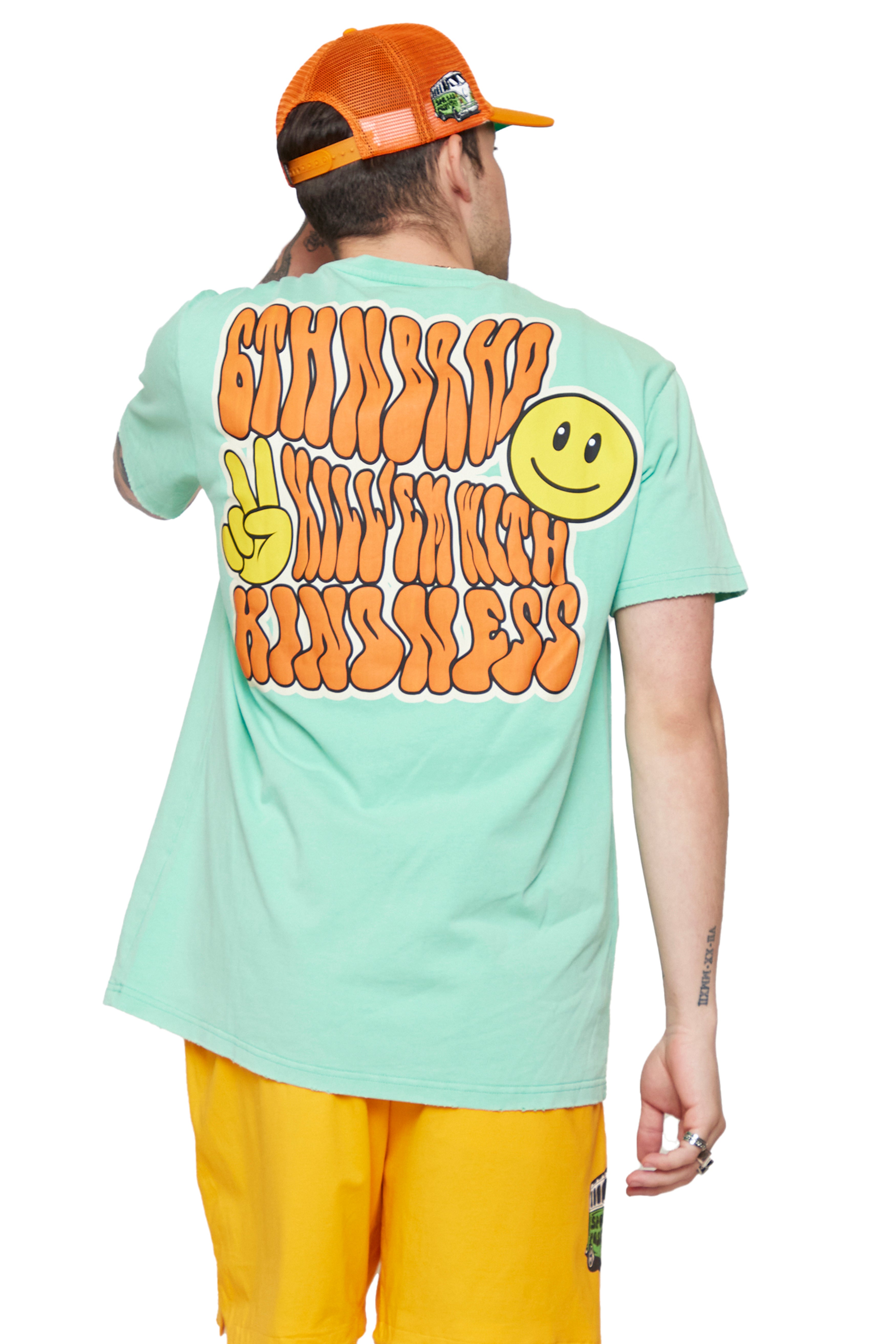 6thNBRHD TEE "KINDNESS"- VINTAGE MINT